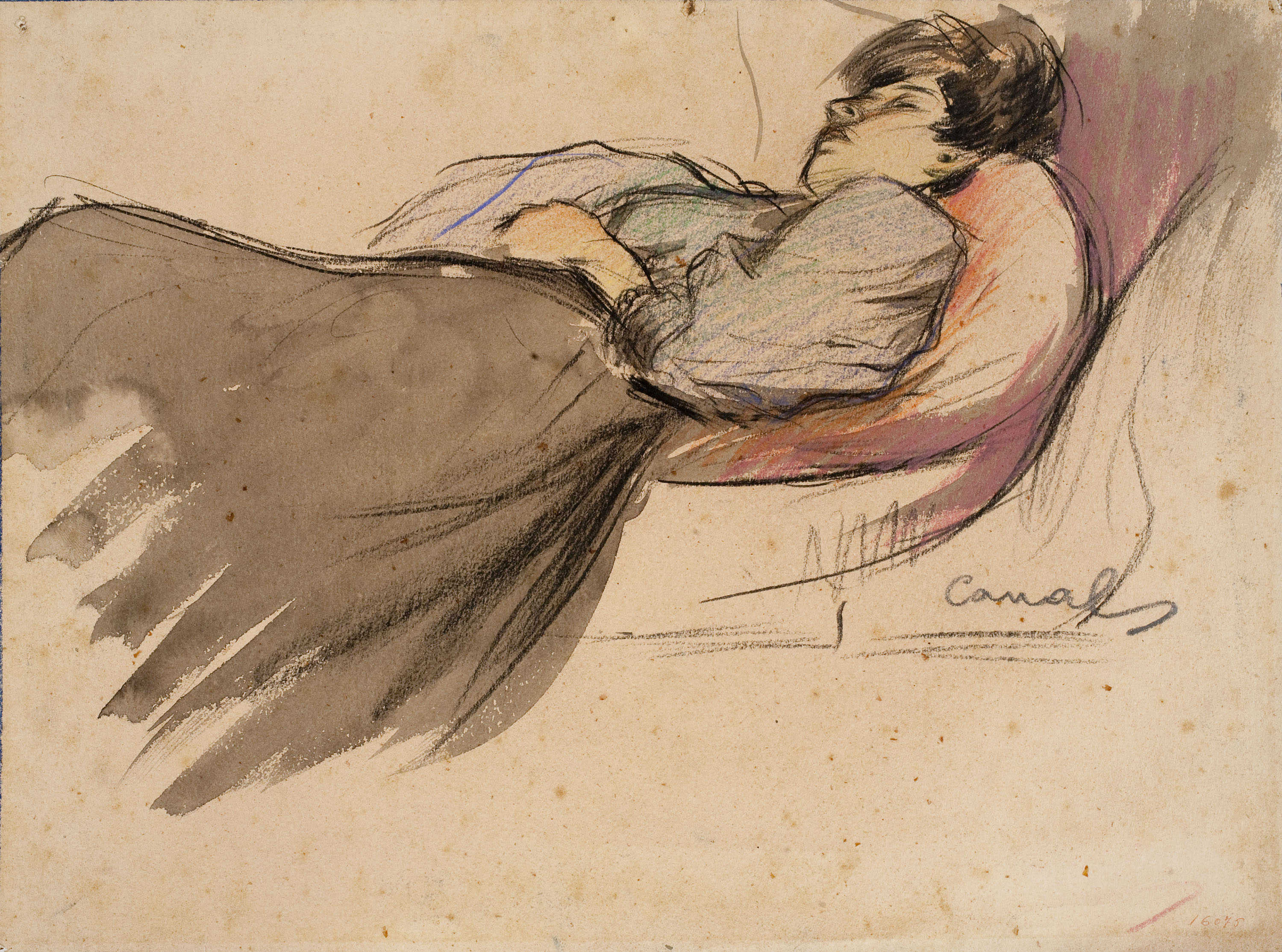 image for: Ricard Canals - Dona ajaguda - Cap a 1900