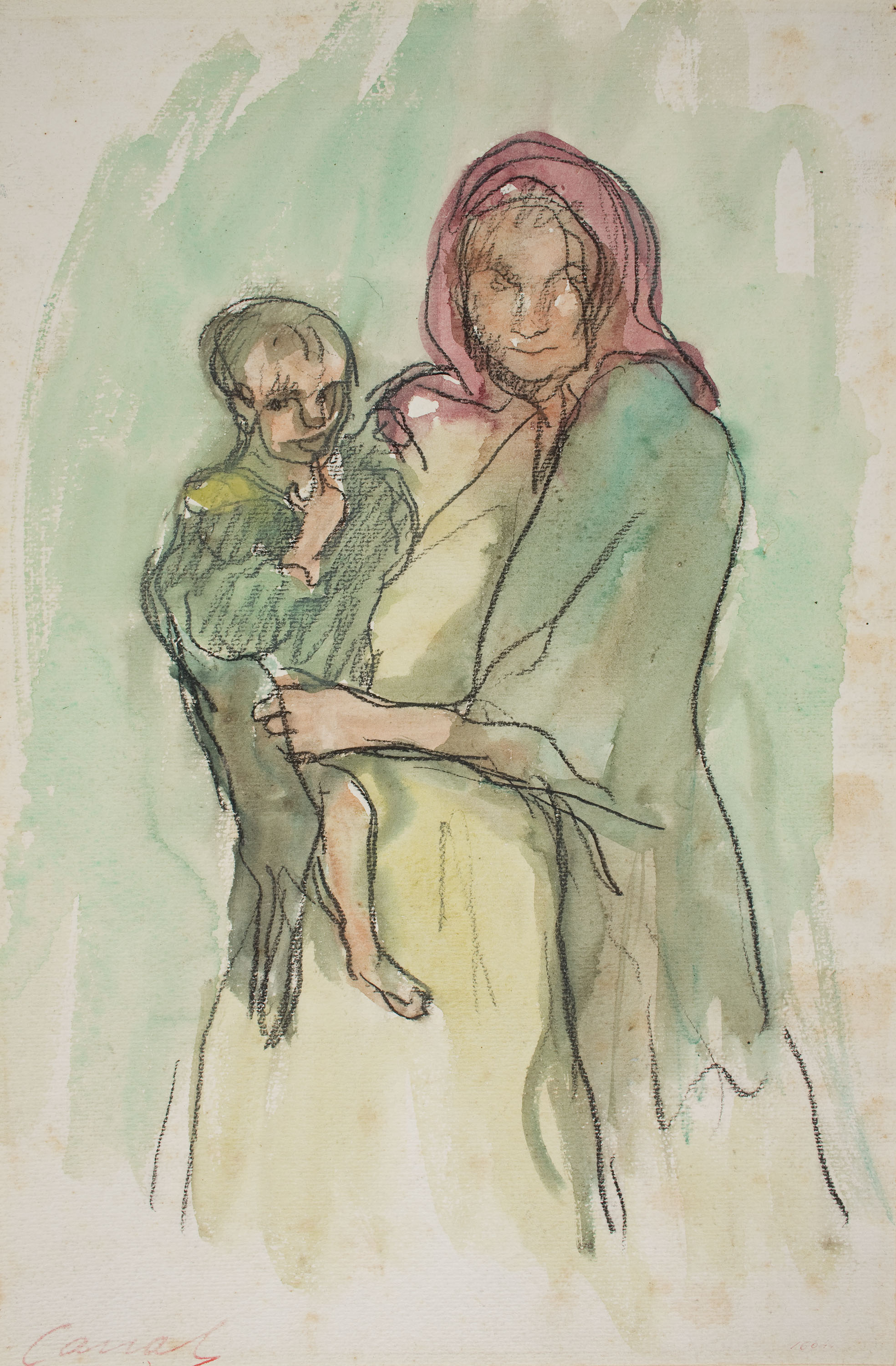 image for: Ricard Canals - Gitana amb nen - Cap a 1896-1900