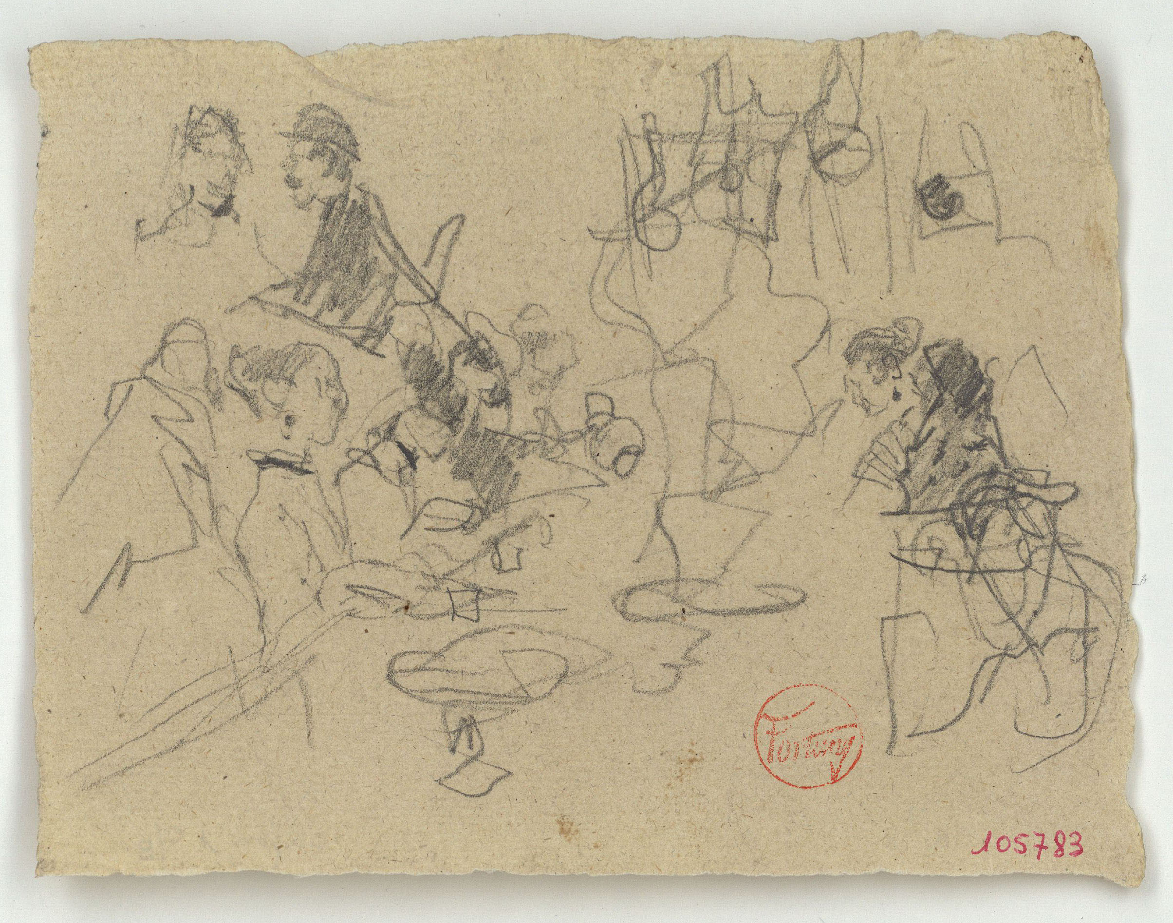 image for: Marià Fortuny - Figures - Cap a 1867-1872