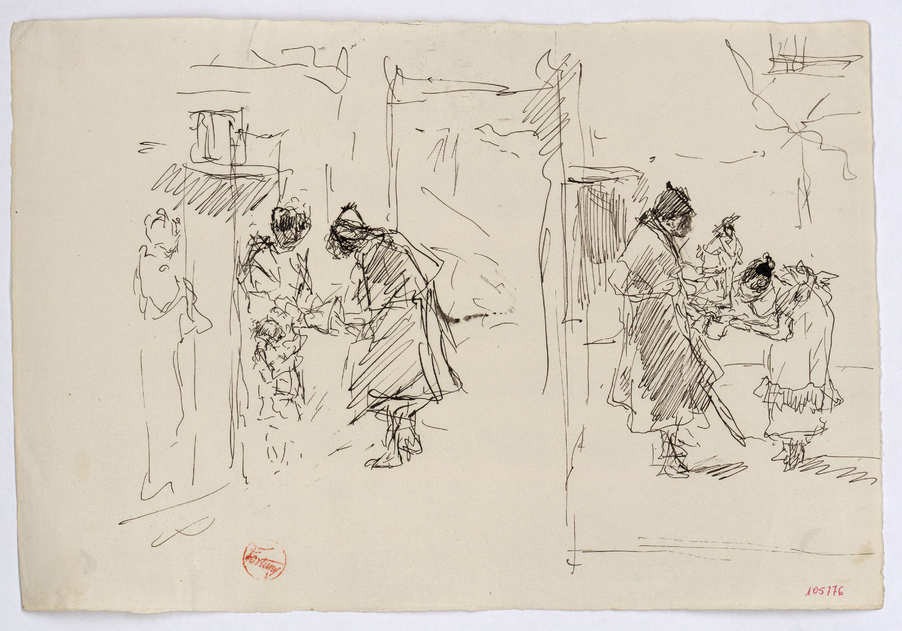 image for: Marià Fortuny - Grups de figures - Cap a 1870-1872