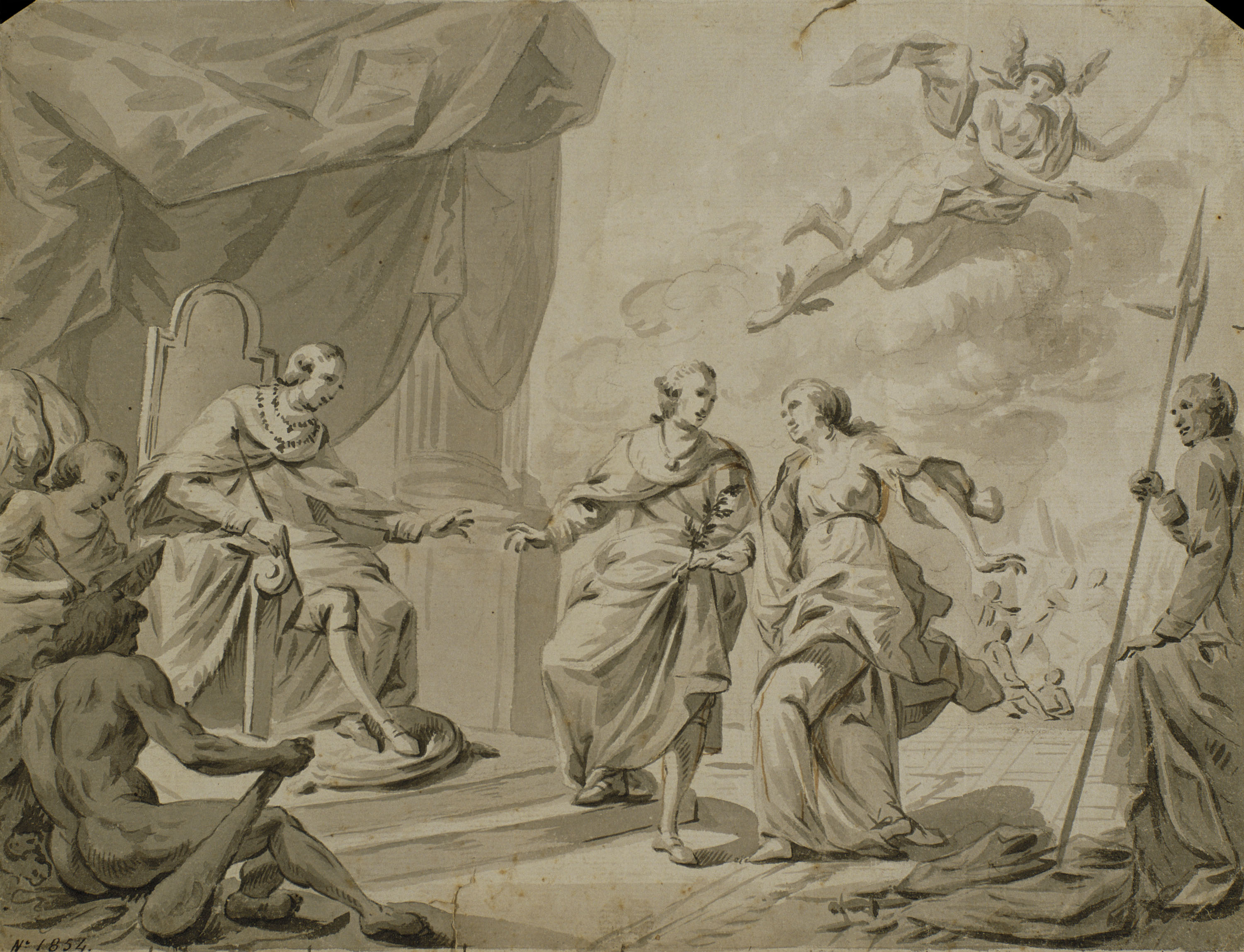 image for: Pau Montaña Cantó - Estudi per al quadre «Al·legoria de la Pau de Basilea» - 1796