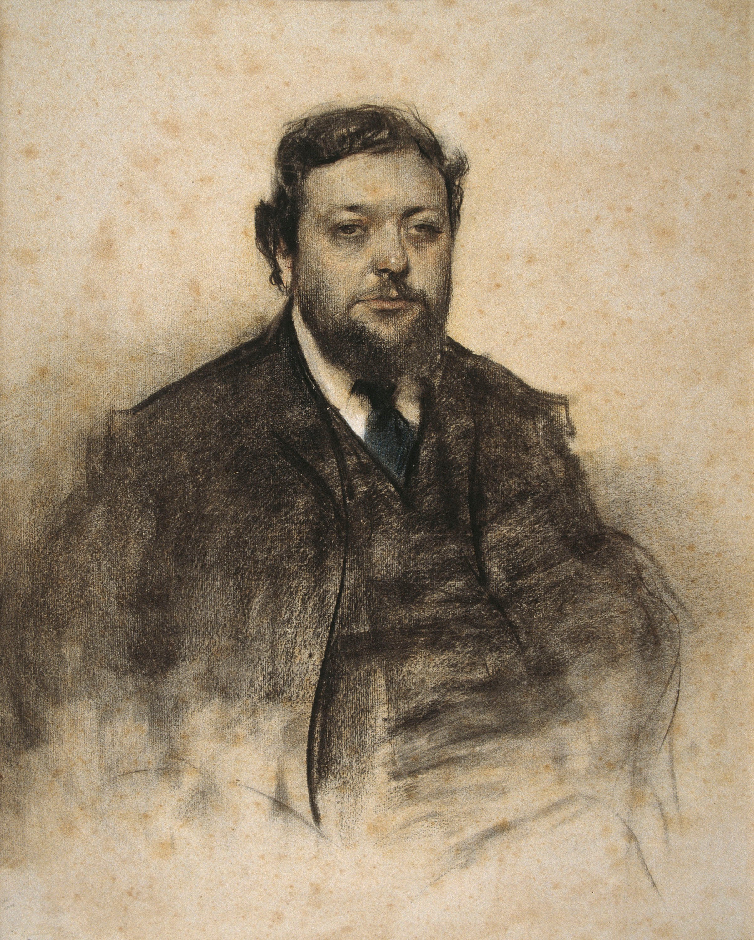 image for: Ramon Casas - Retrat de Léon Jaussely - Cap a 1903