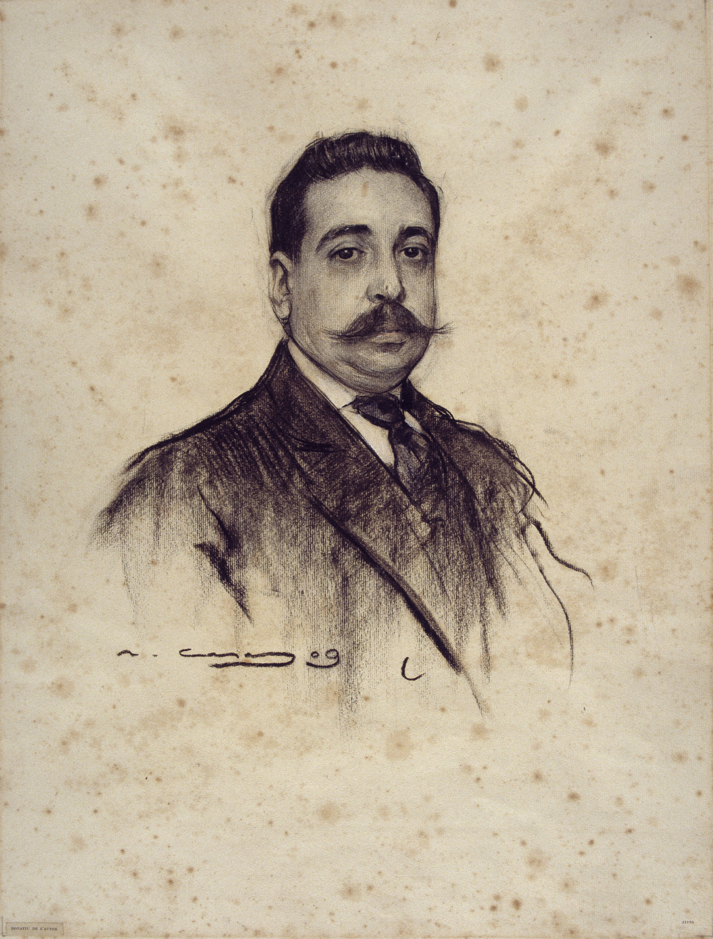 image for: Ramon Casas - Retrat d'Amadeu Hurtado - 1909