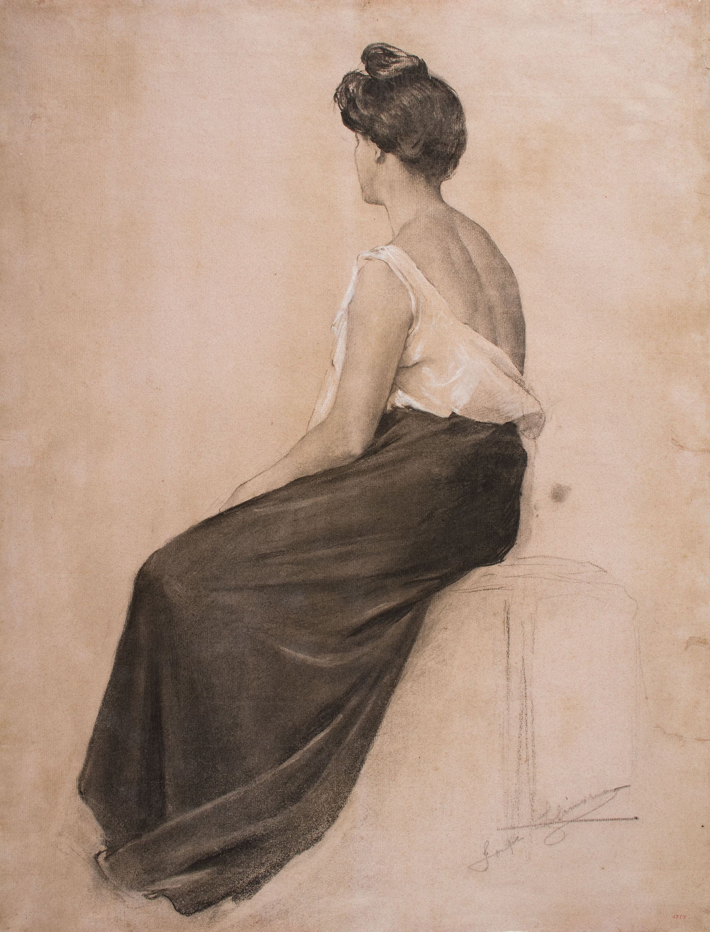 image for: Josep Llimona - Dona asseguda - 1900