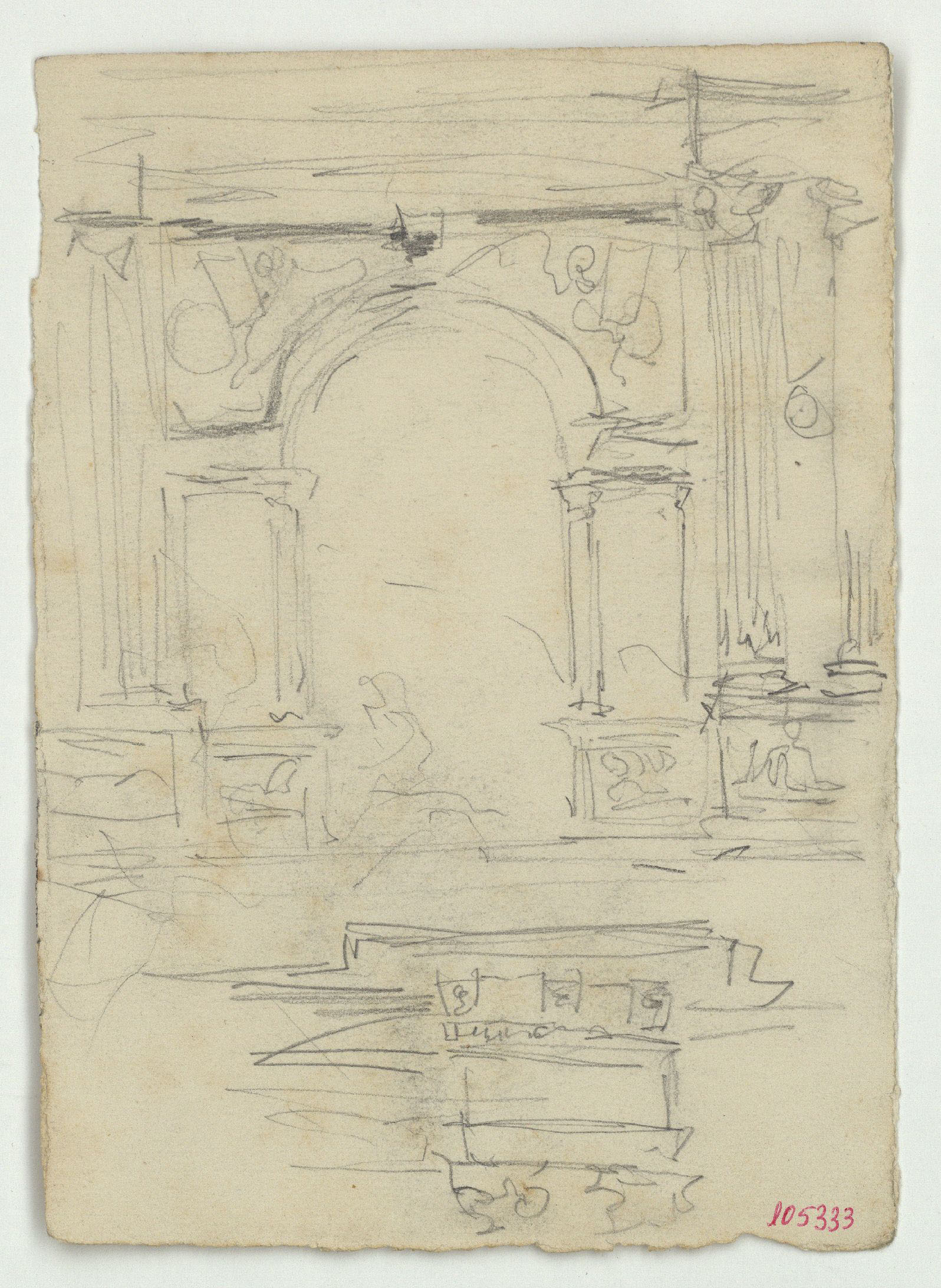 image for: Marià Fortuny - Façana d'església - Cap a 1867-1868