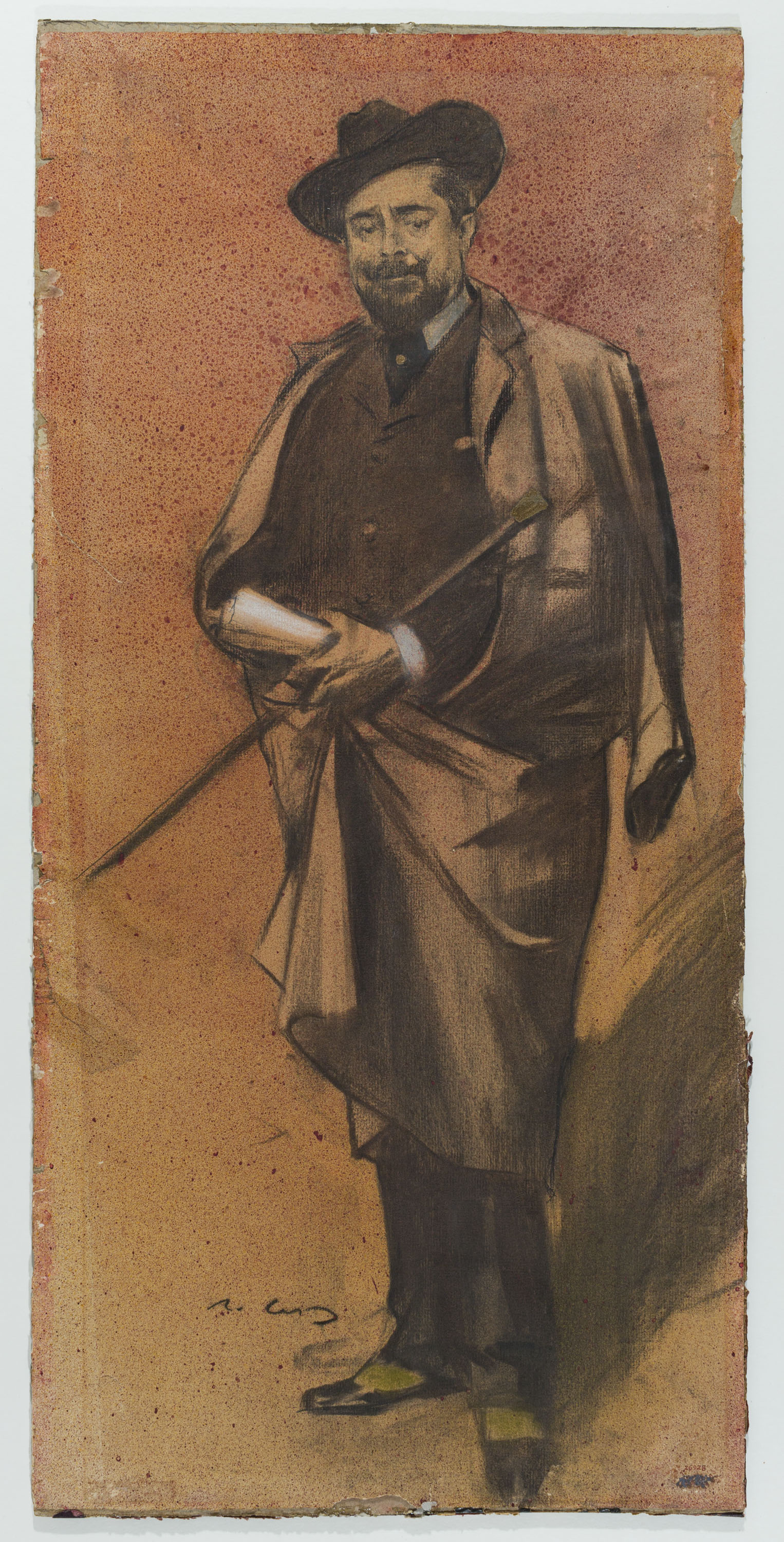 Ramon Casas - Retrat de Pompeu Gener i Babot, «Peius» - Cap a 1897-1899 image for: Ramon Casas - Retrat de Pompeu Gener i Babot, «Peius» - Cap a 1897-1899