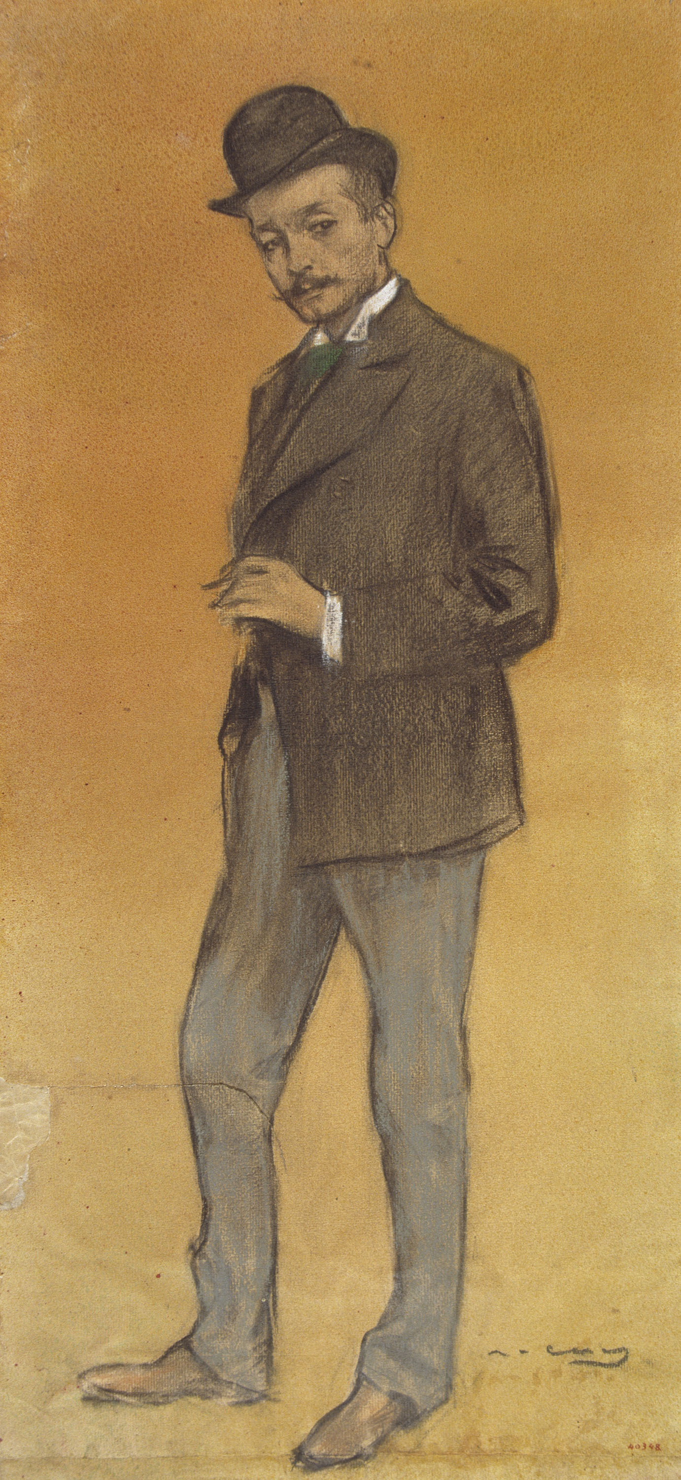 image for: Ramon Casas - Retrat de Leandre Galceran - Cap a 1897-1899