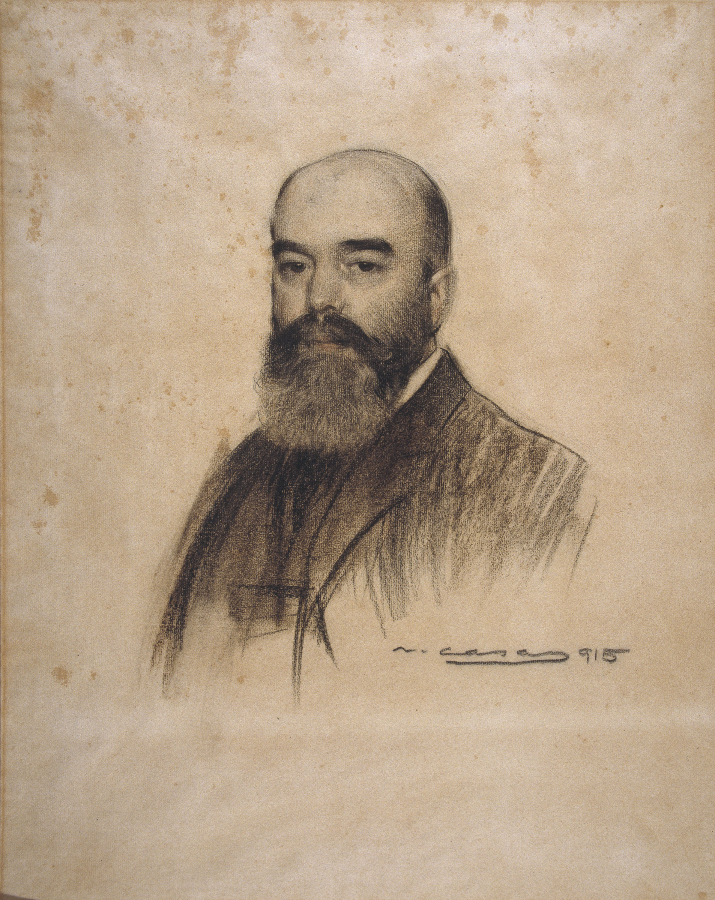 image for: Ramon Casas - Retrat de Joan Garriga - 1915