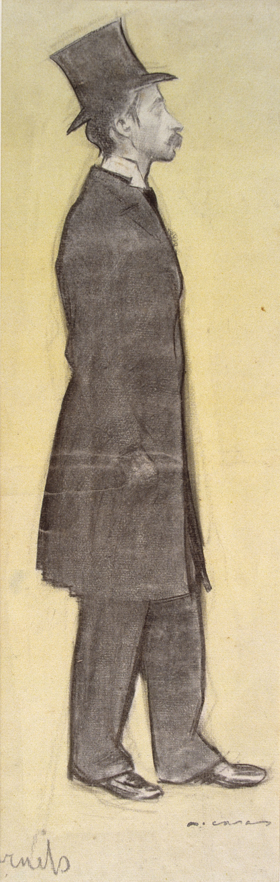 image for: Ramon Casas - Retrat de Miquel Utrillo - Cap a 1899