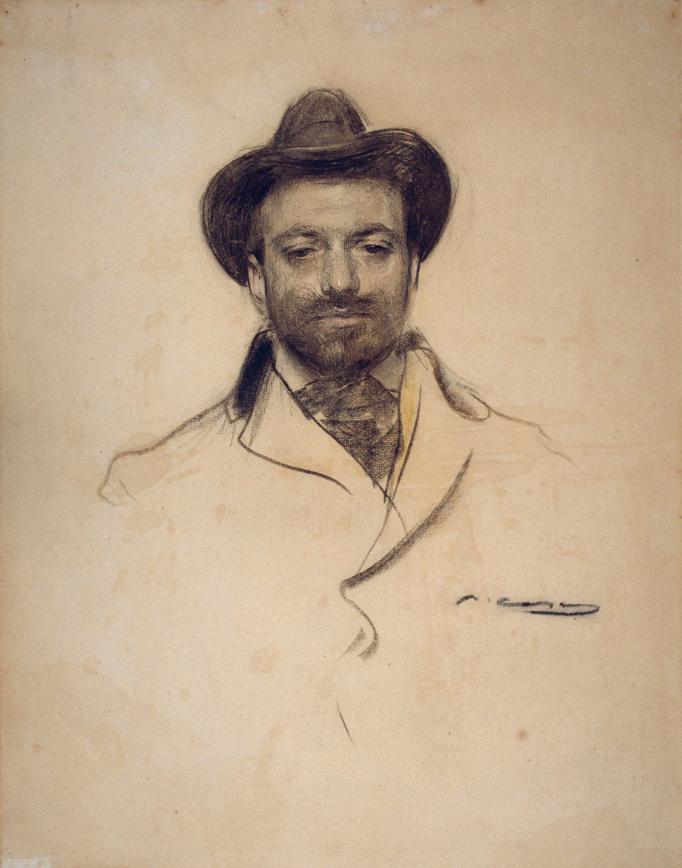 image for: Ramon Casas - Retrat de Josep Maria Sert - Cap a 1904