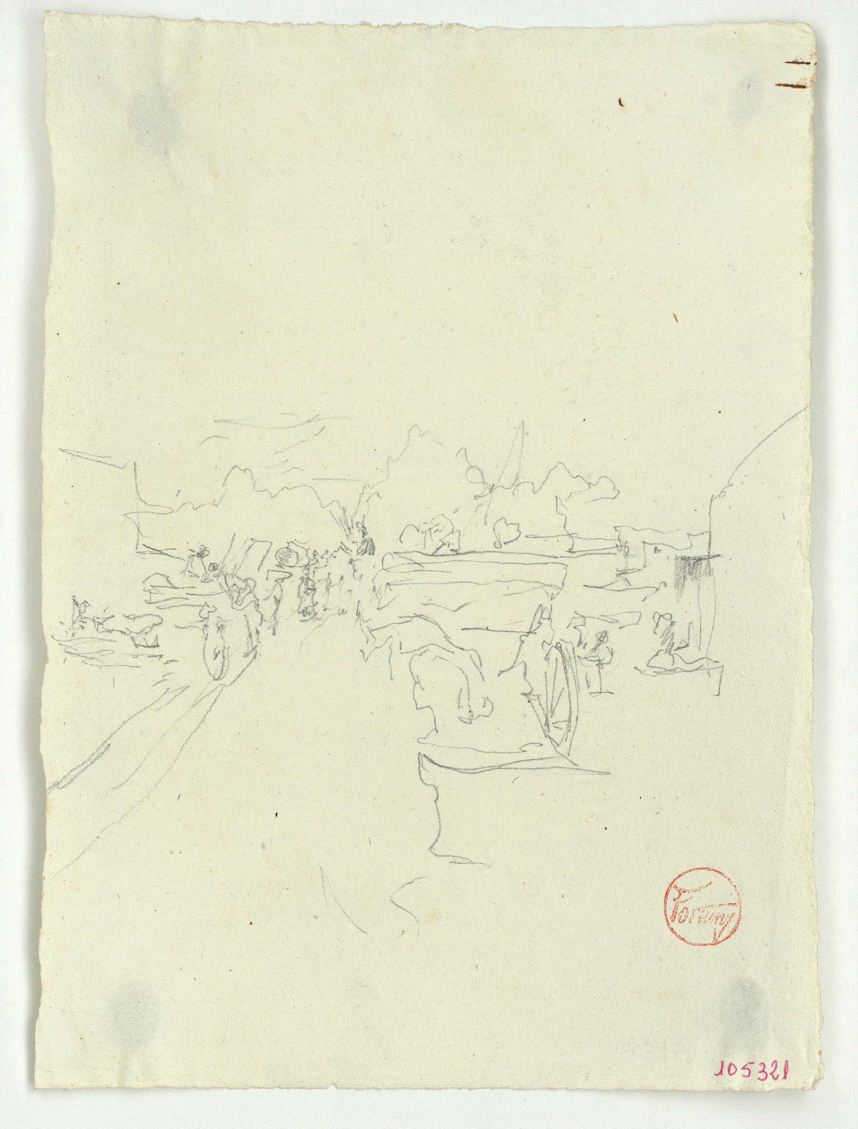 image for: Marià Fortuny - Croquis de paisatge - Cap a 1874
