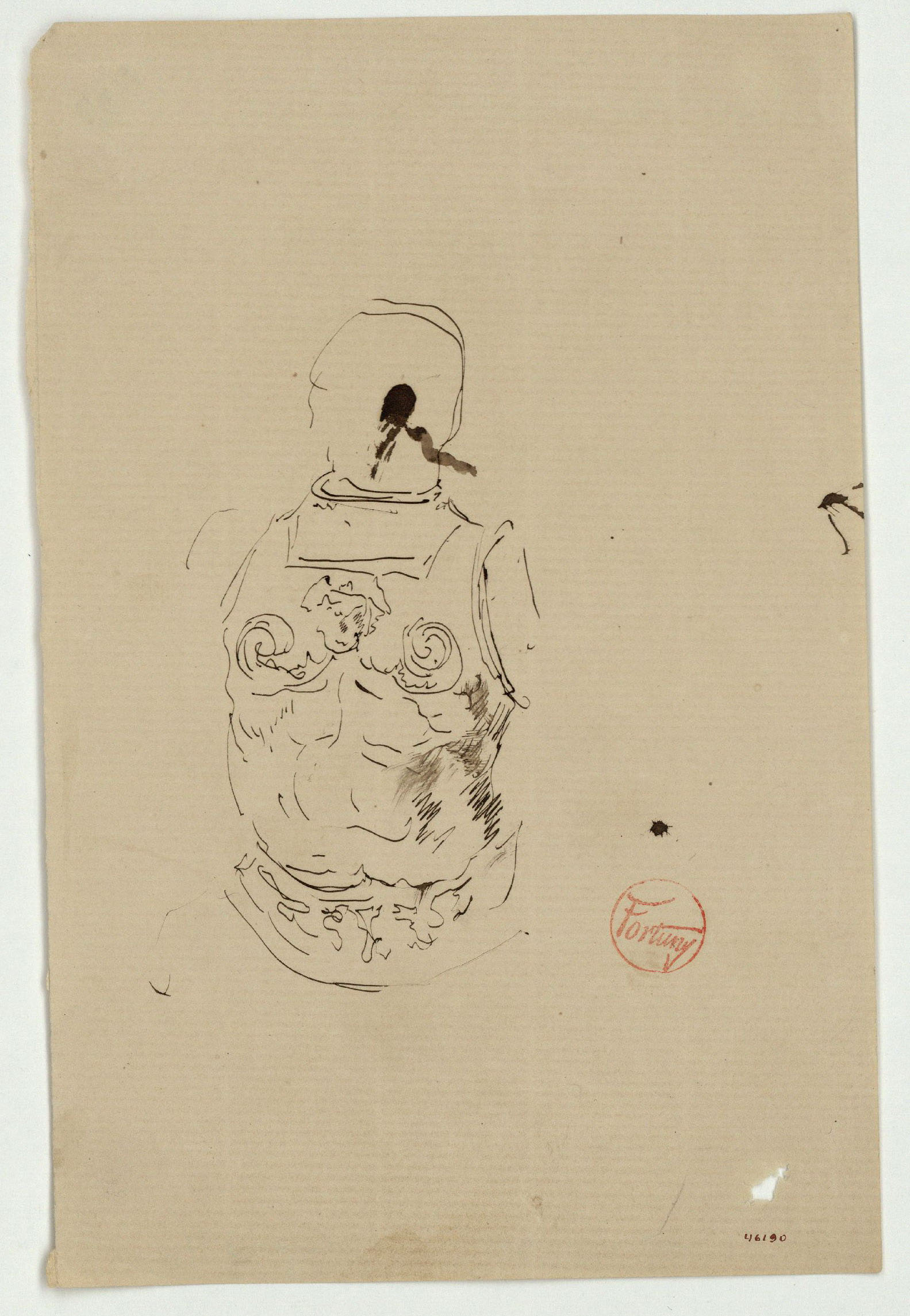 image for: Marià Fortuny - Cuirassa - Cap a 1863-1872