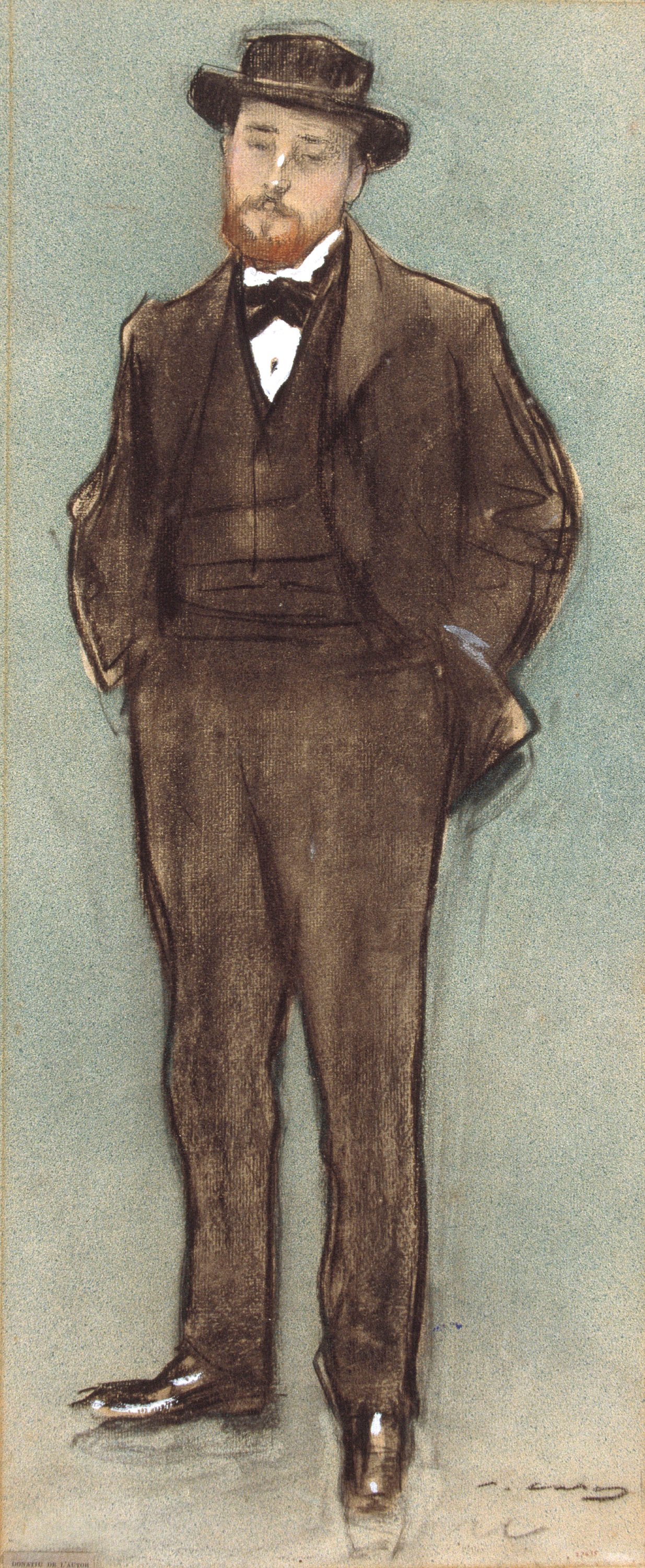 image for: Ramon Casas - Retrat de Josep Codina - Cap a 1897-1899
