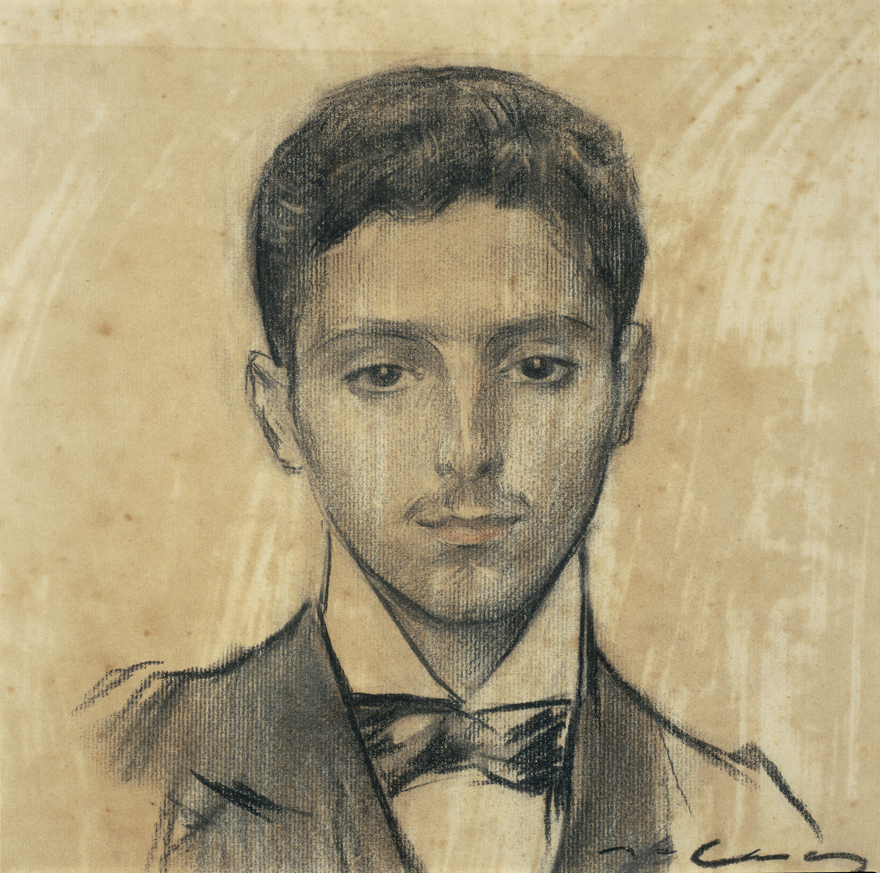 image for: Ramon Casas - Retrat de Josep Pijoan - Cap a 1901