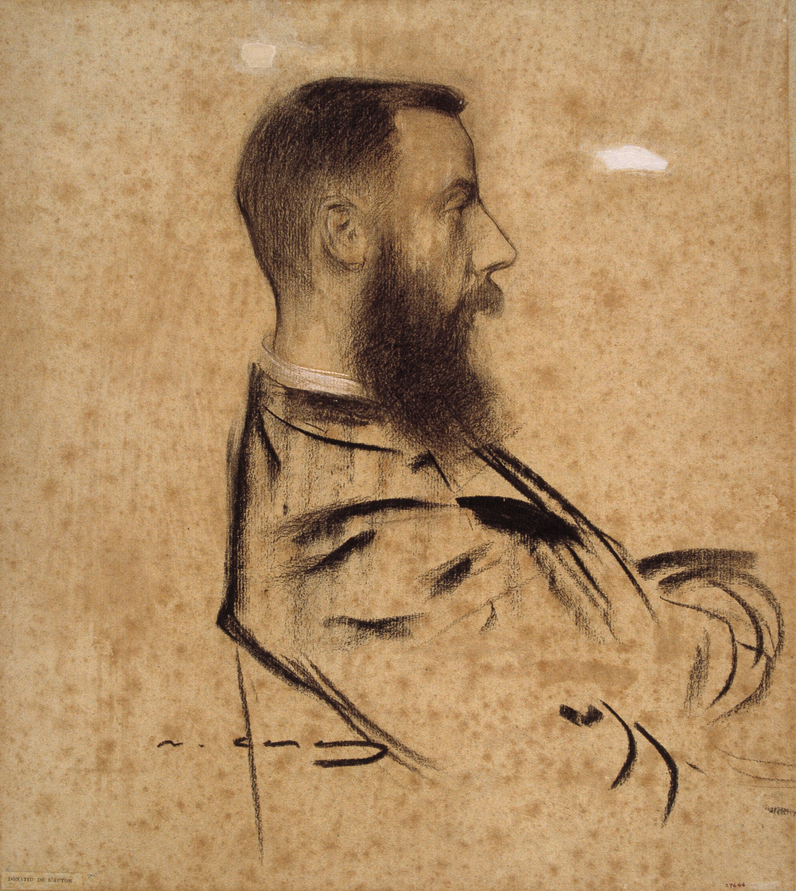 image for: Ramon Casas - Retrat de Raymond Foulché-Delbosc - Cap a 1901