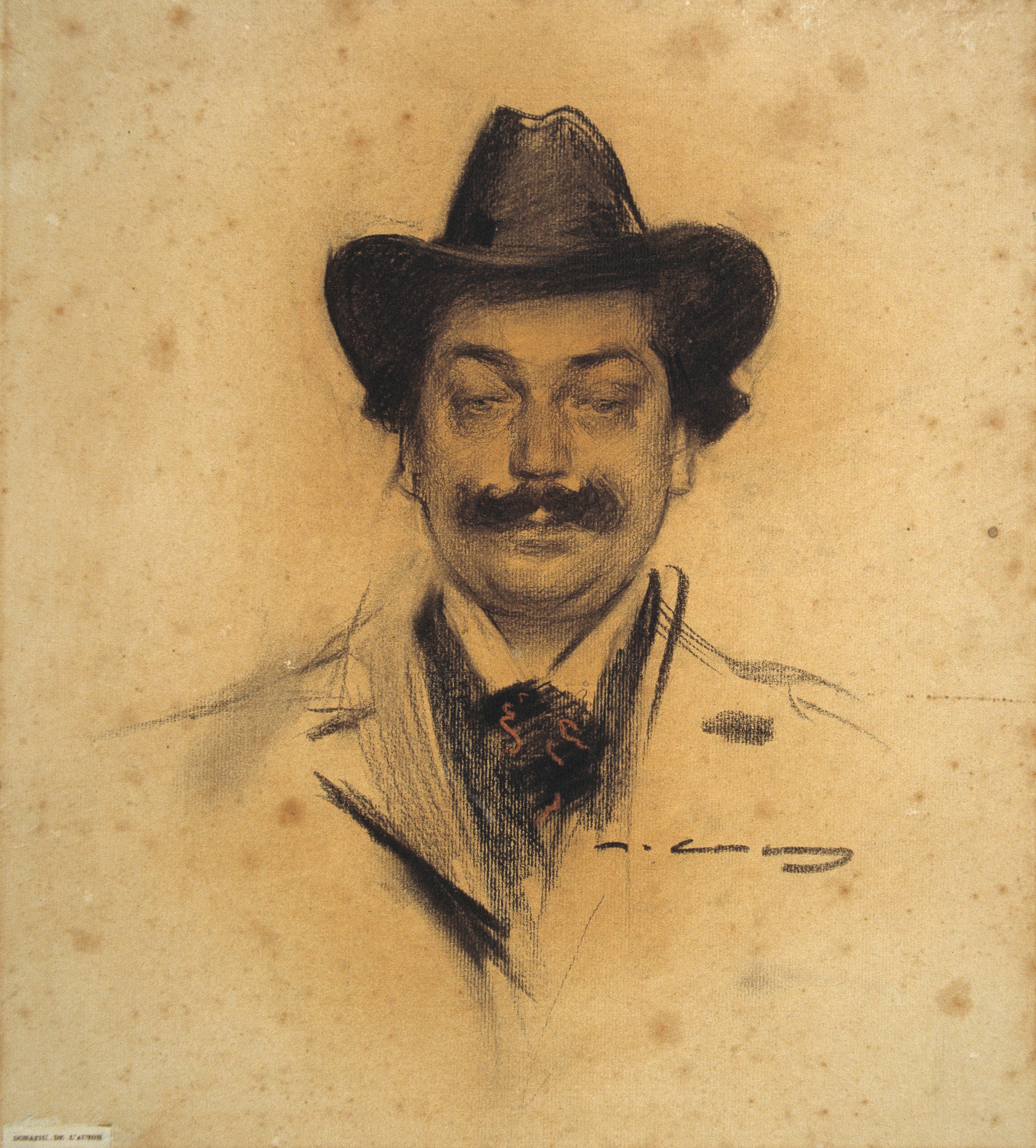 image for: Ramon Casas - Retrat de Manuel Feliu de Lemus - Cap a 1902-1903