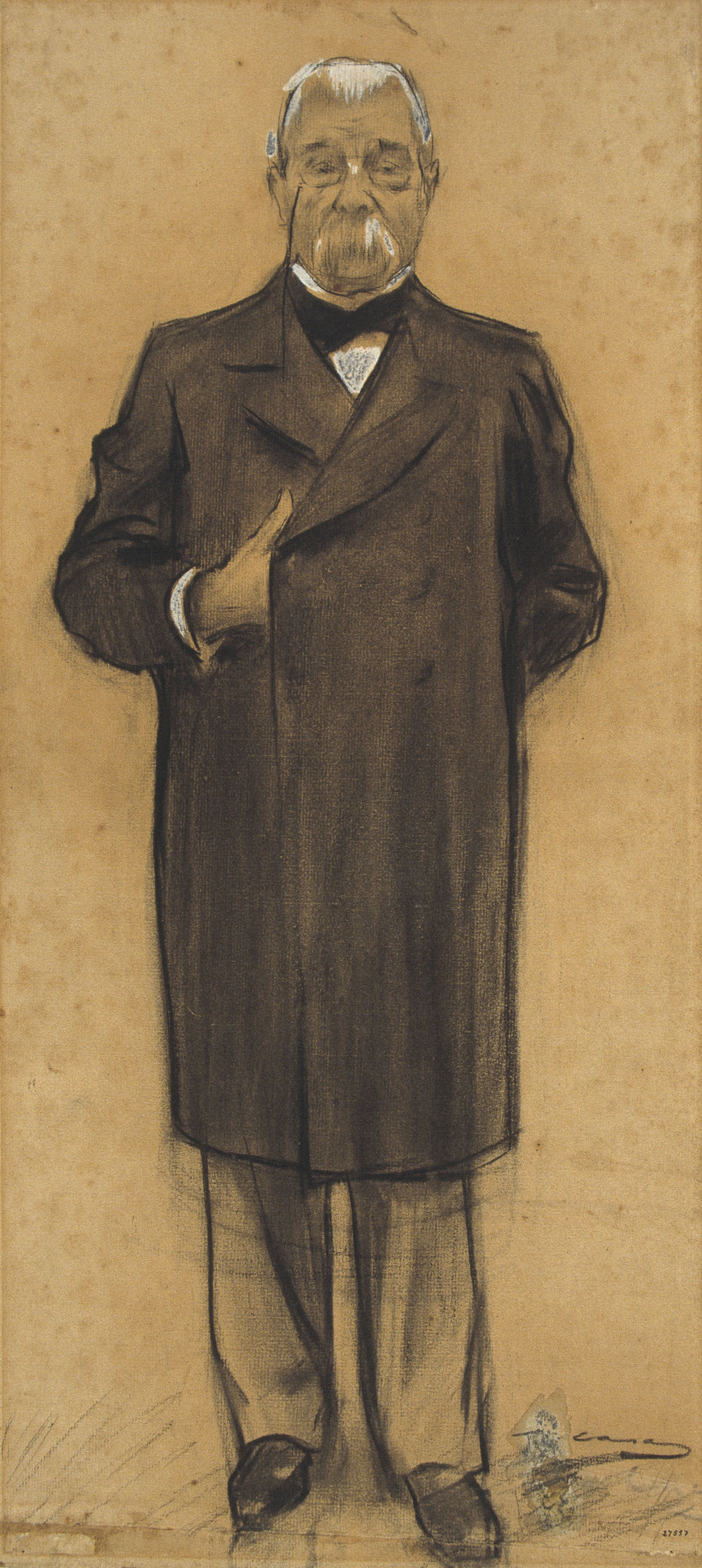 image for: Ramon Casas - Retrat de Manuel Duran i Bas - Cap a 1897-1898