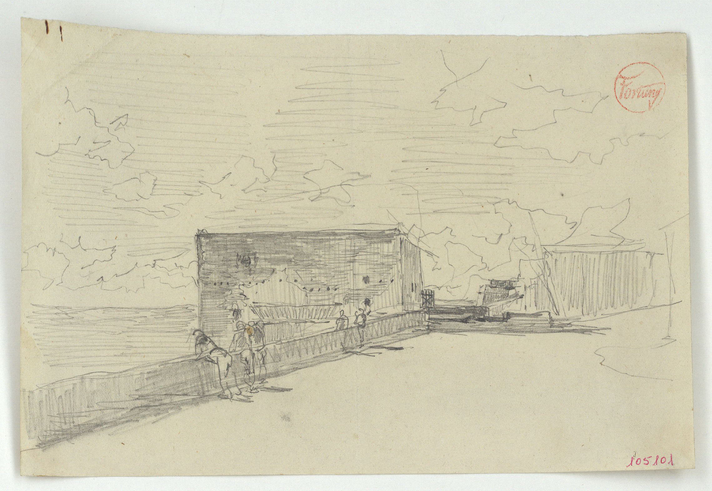 image for: Marià Fortuny - Porta de la Justícia de l’Alhambra de Granada - 1870-1872