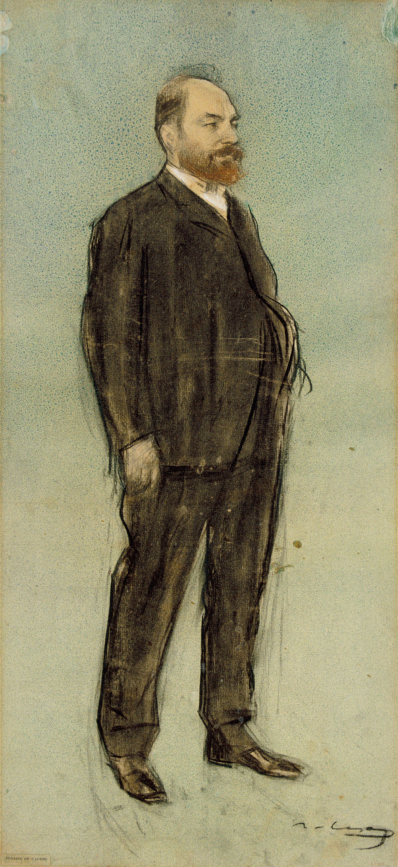 image for: Ramon Casas - Retrat de Josep Pascó - Cap a 1897-1899