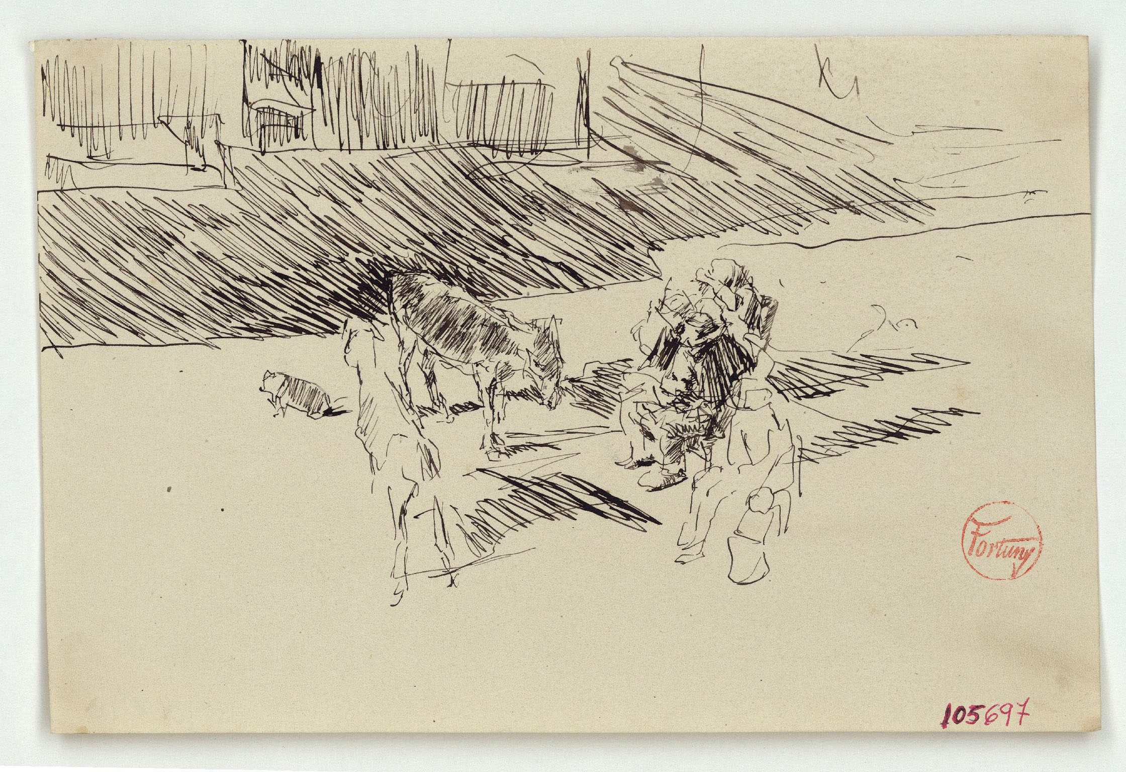 image for: Marià Fortuny - Estable - Cap a 1870-1872