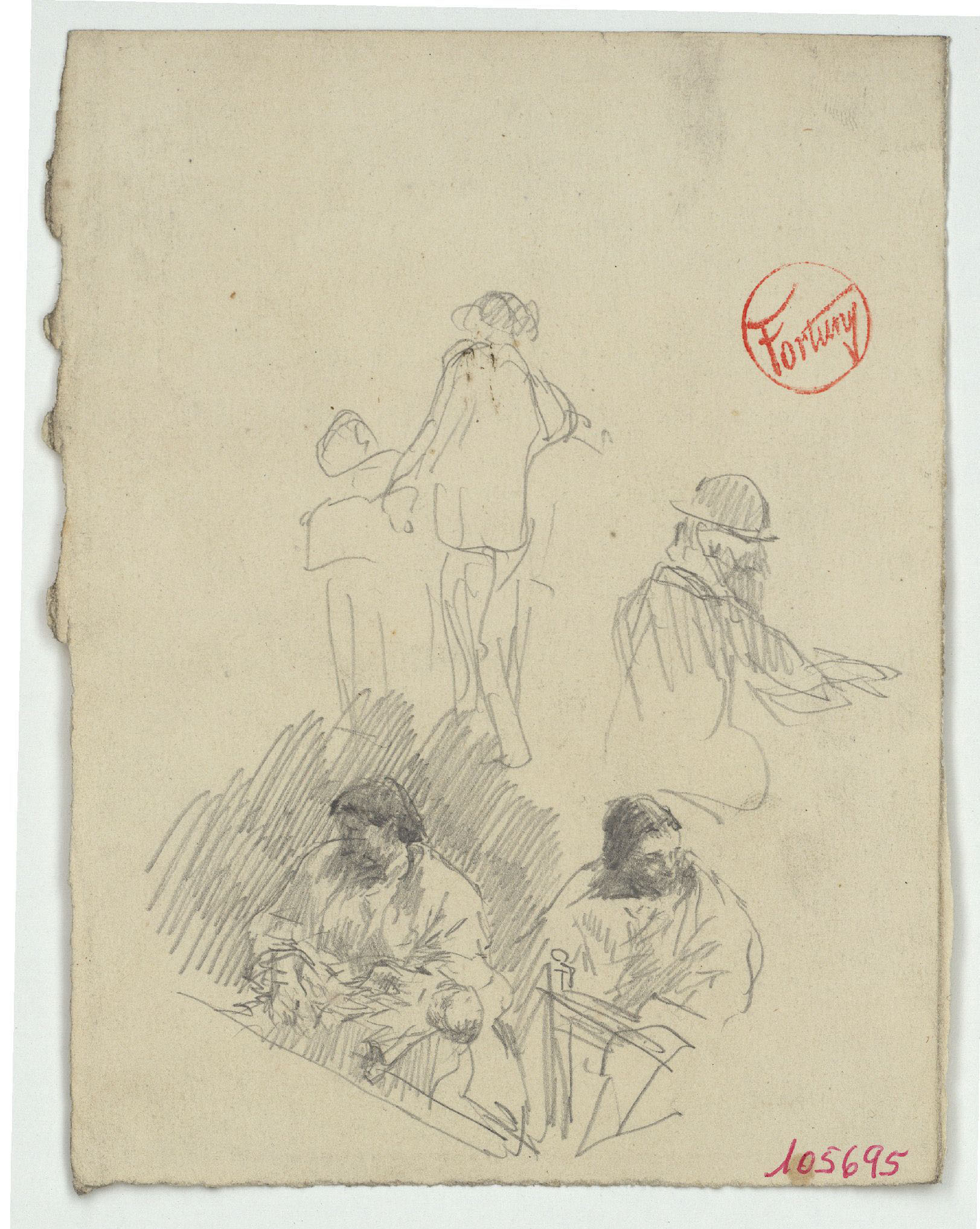 image for: Marià Fortuny - Figures - Cap a 1863-1867