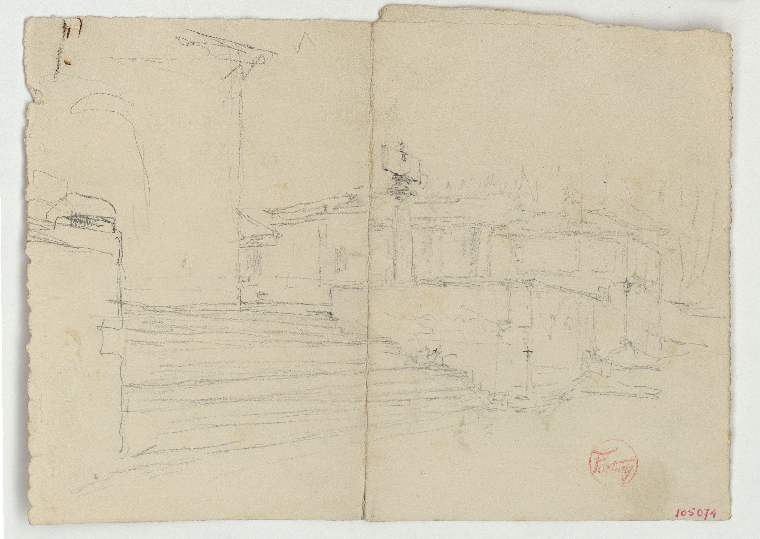 image for: Marià Fortuny - Paisatge urbà - Cap a 1867-1872