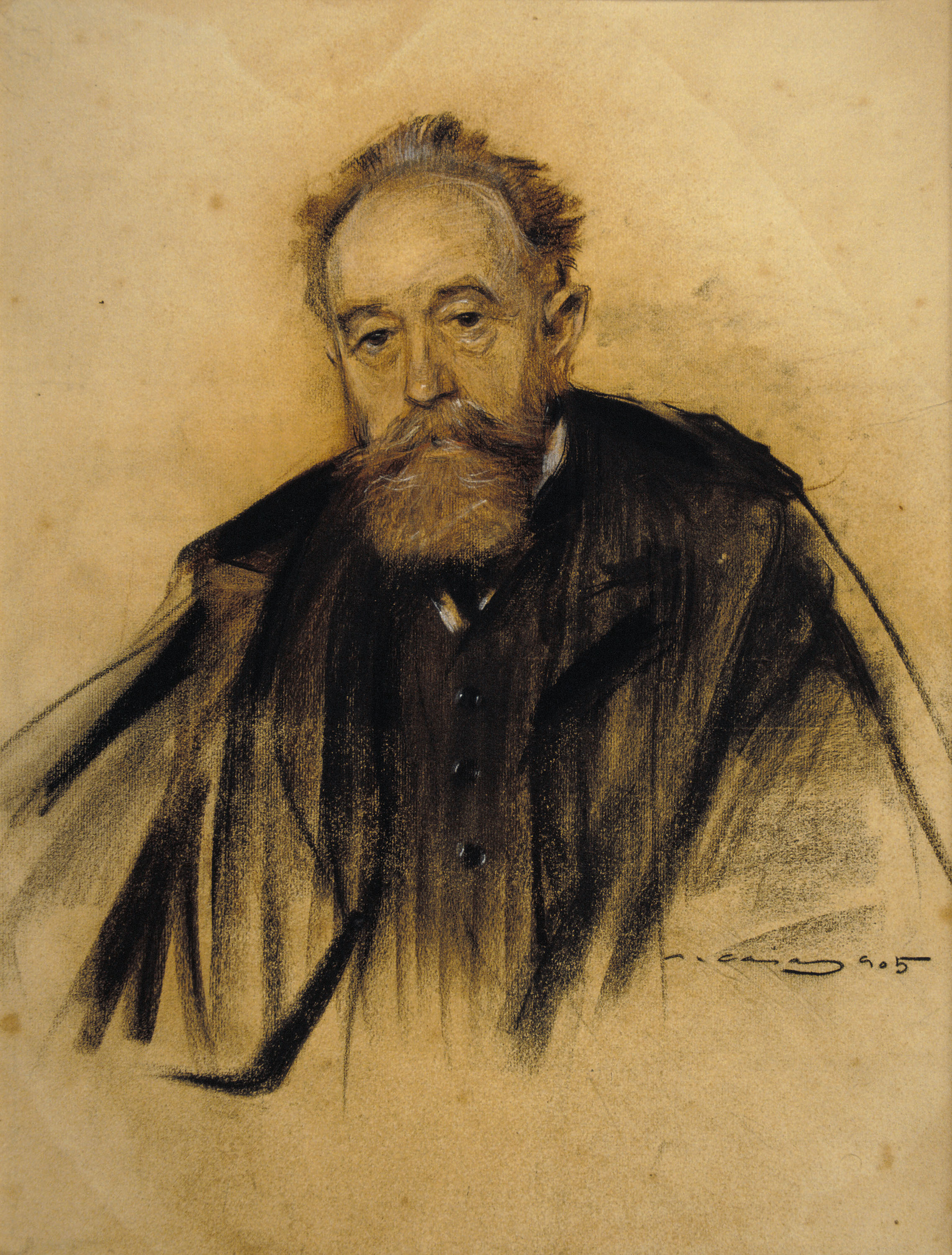 image for: Ramon Casas - Retrat d'Aureliano de Beruete - 1905