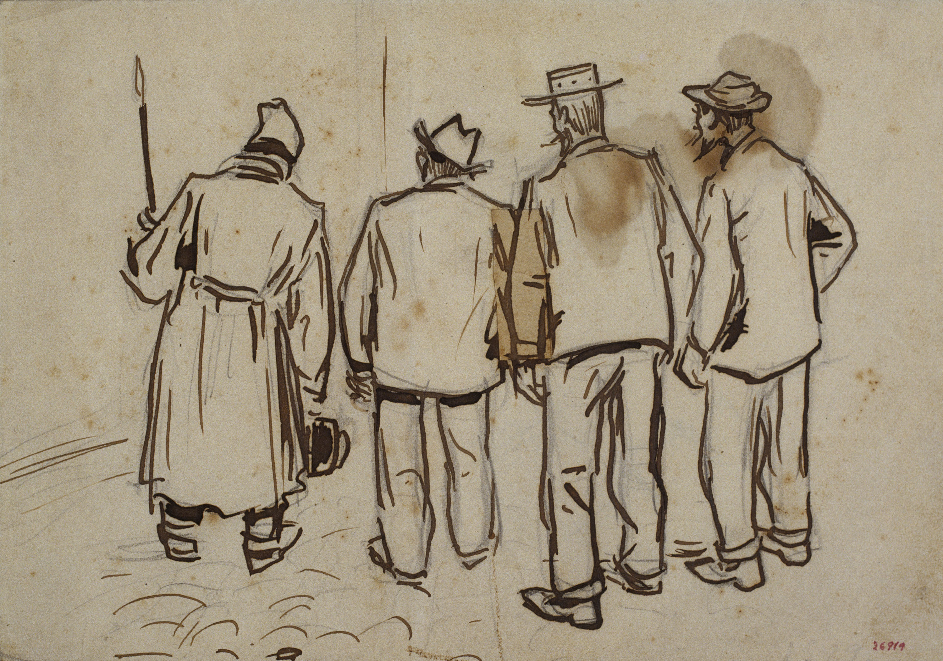 image for: Ramon Casas - El sereno, Ramon Casas, Raimon Casellas i Santiago Rusiñol - 1892