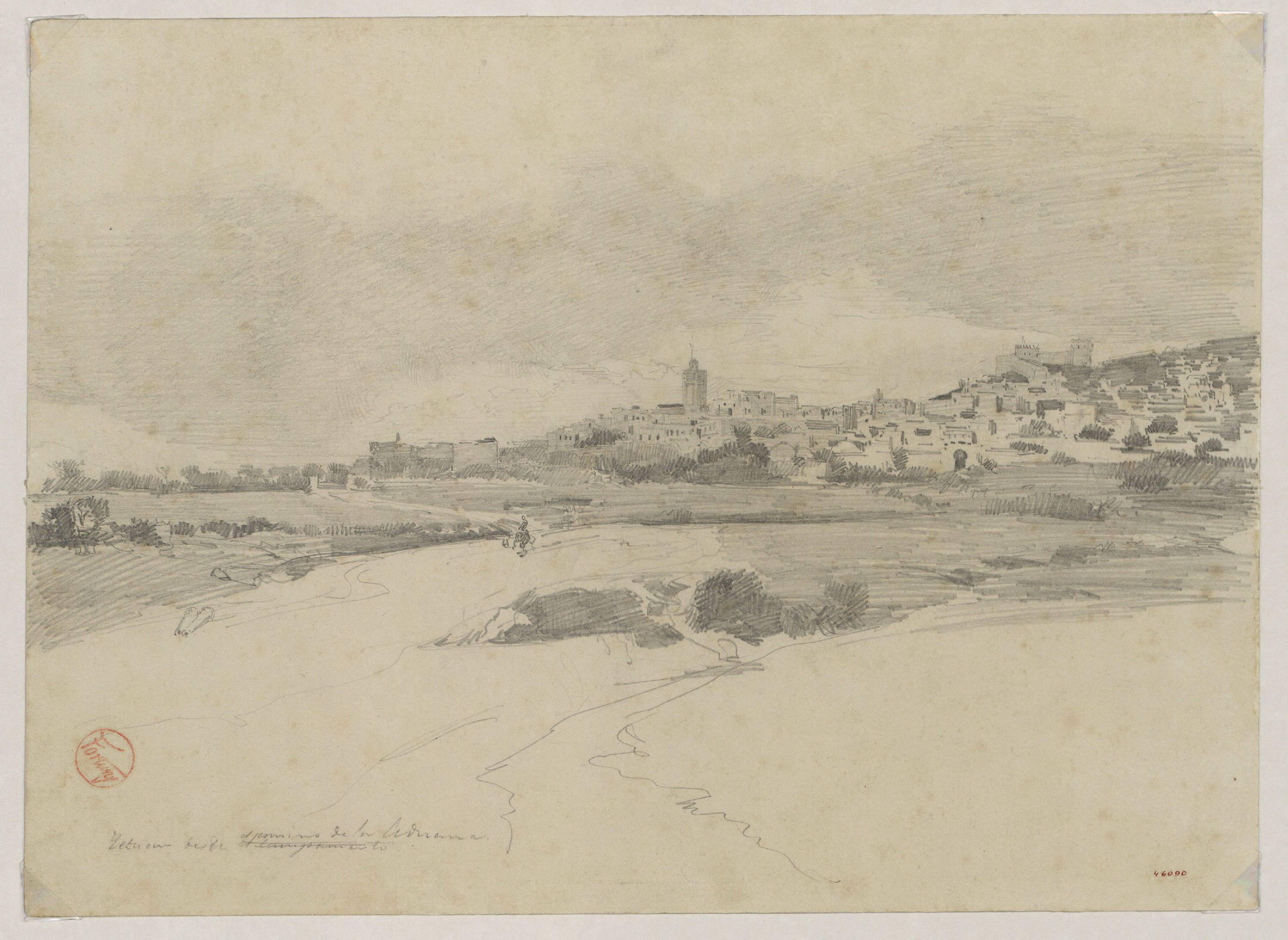 image for: Marià Fortuny - Tetuan desde el camino de la Aduana - 1860