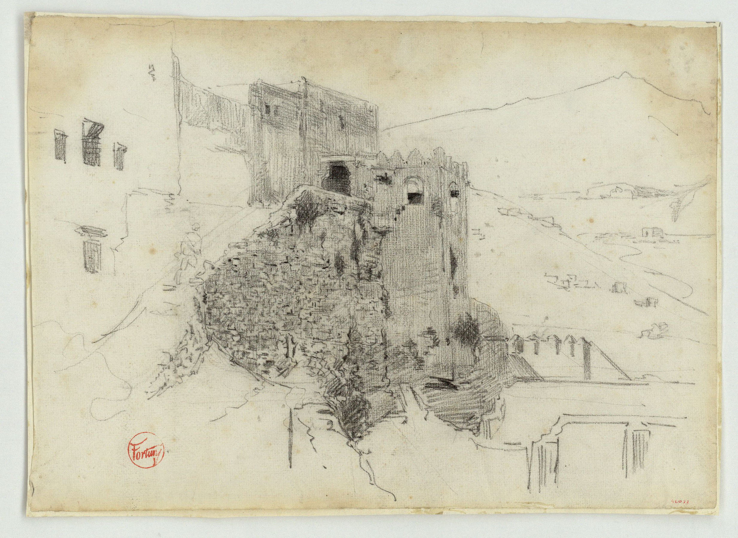 image for: Marià Fortuny - Alcassaba de Tetuan - 1860