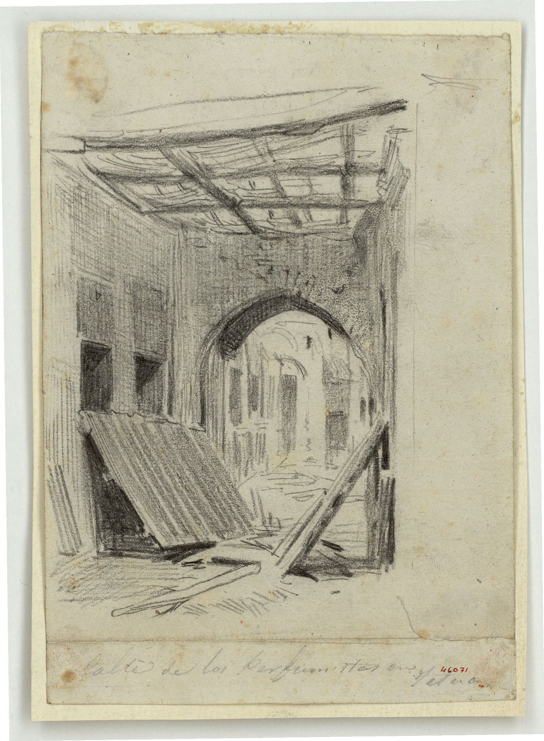 image for: Marià Fortuny - Calle de los Perfumistas en Tetuán - Cap a 1860