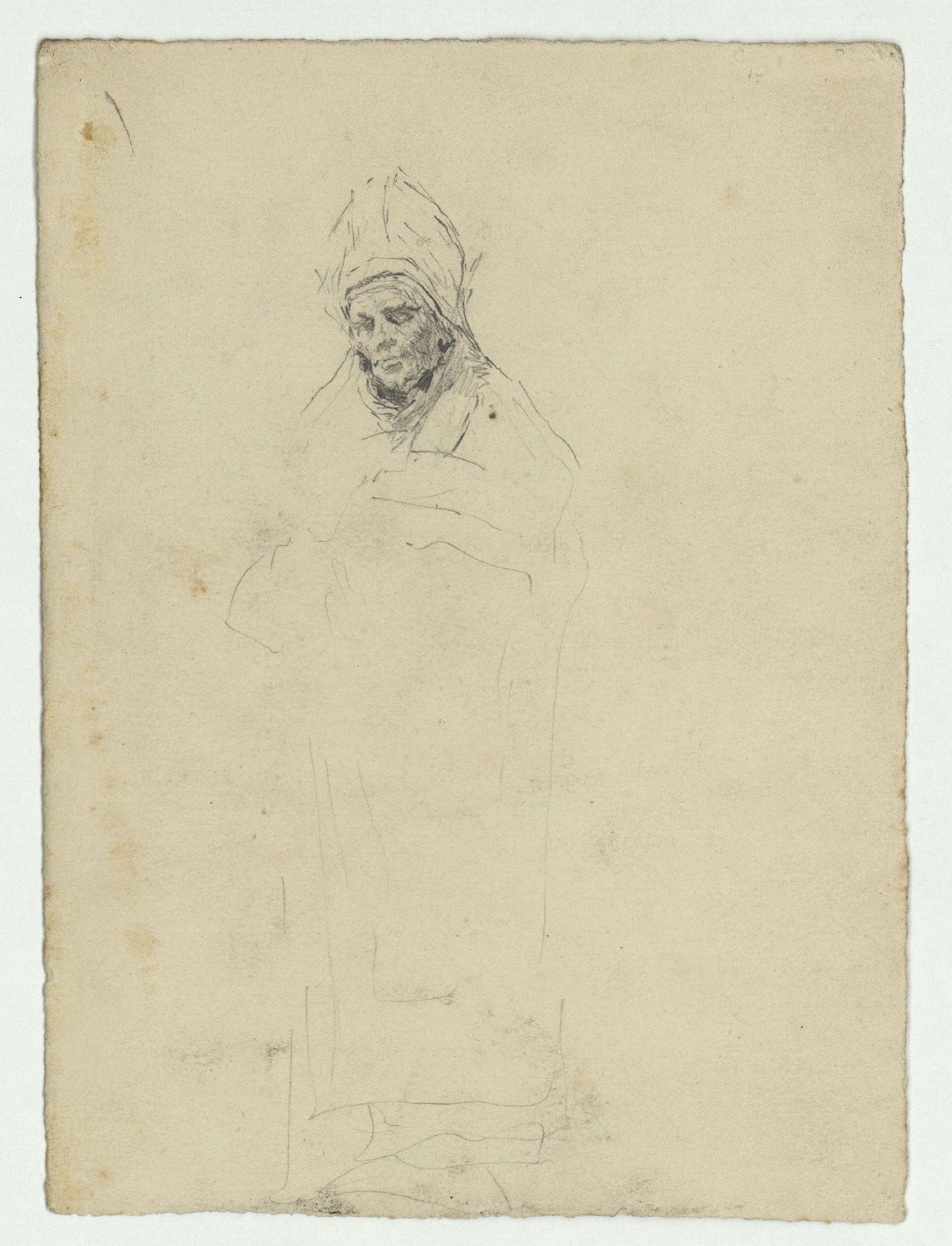 image for: Marià Fortuny - Espasa i altres objectes (anvers) / Bust de bisbe (revers) - Cap a 1867-1873 [1]