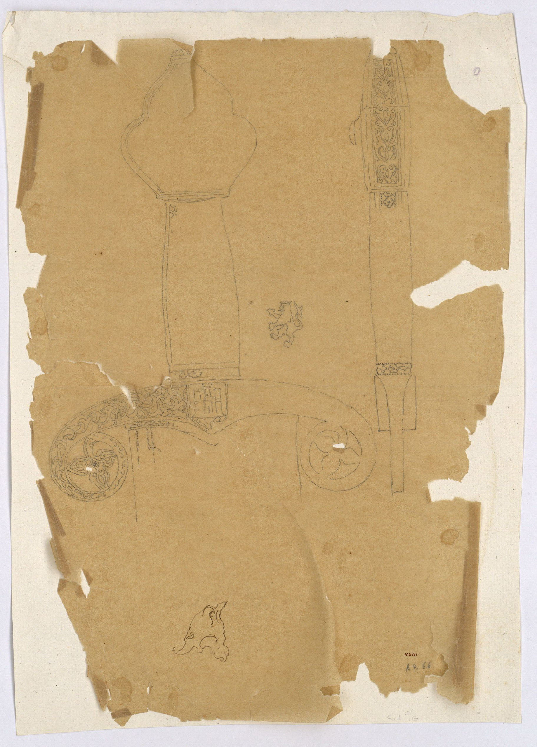 image for: Marià Fortuny - Calc d'espasa d'estil musulmà - Cap a 1870-1872