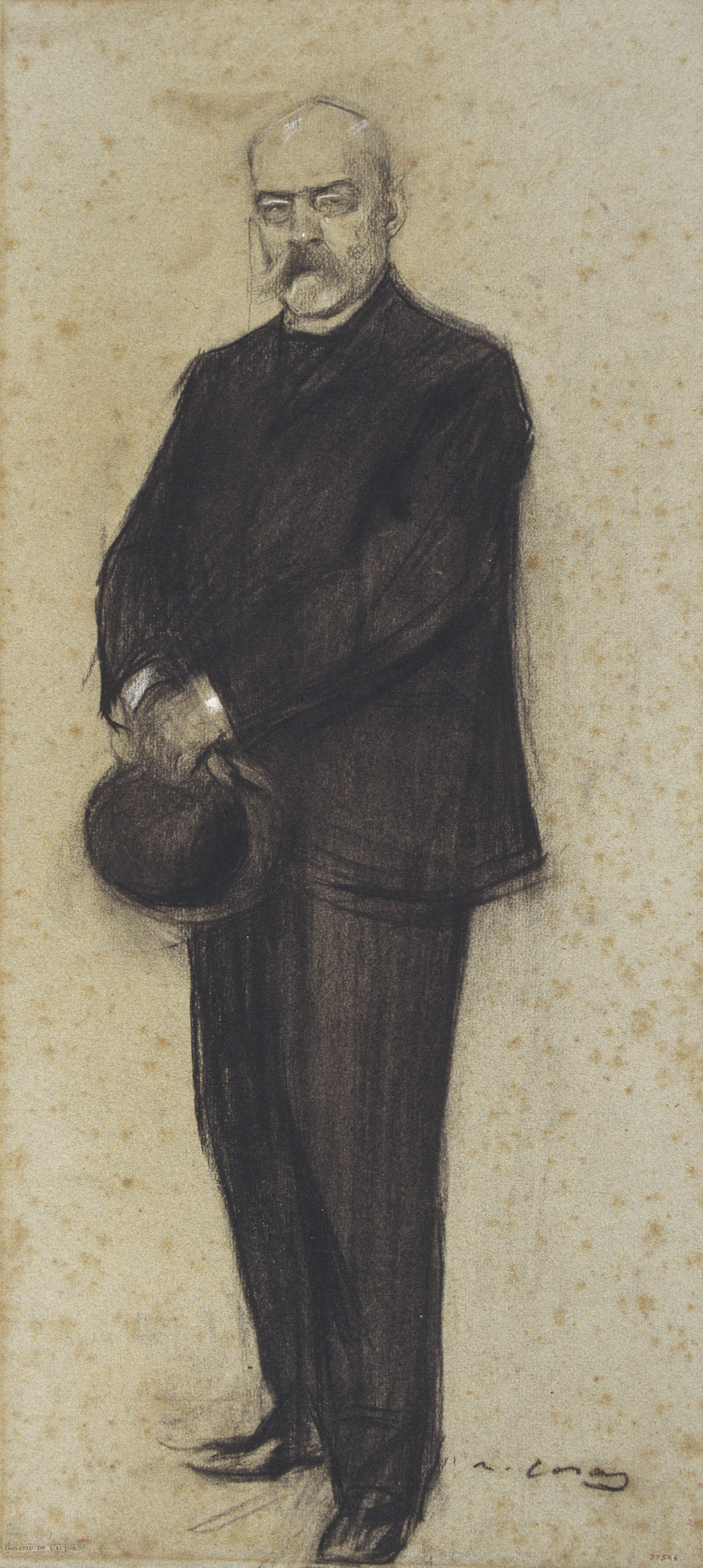 image for: Ramon Casas - Retrat de Teodor Baró - Cap a 1897-1899