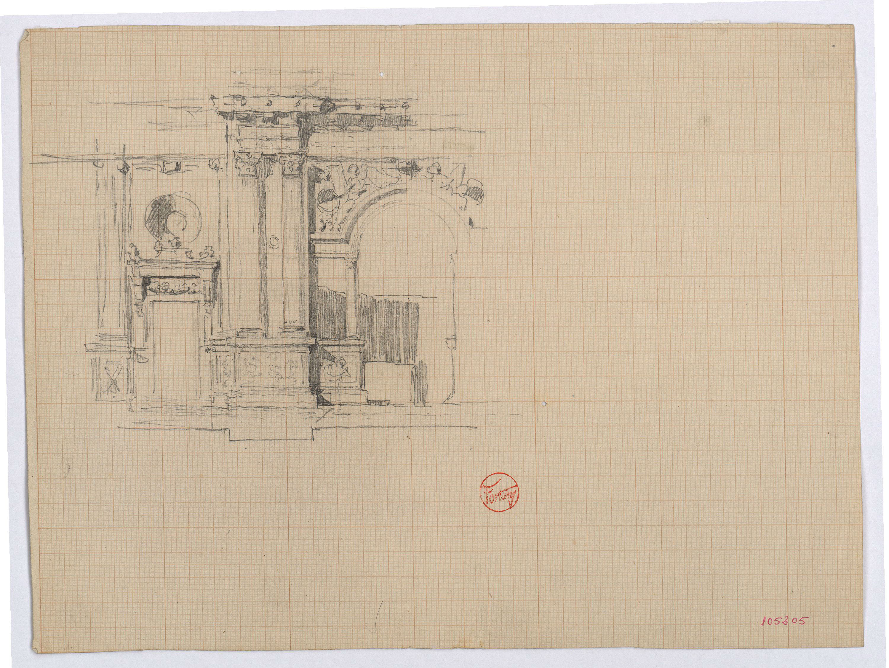 image for: Marià Fortuny - Palau de Carles V a l'Alhambra de Granada - Cap a 1870-1872