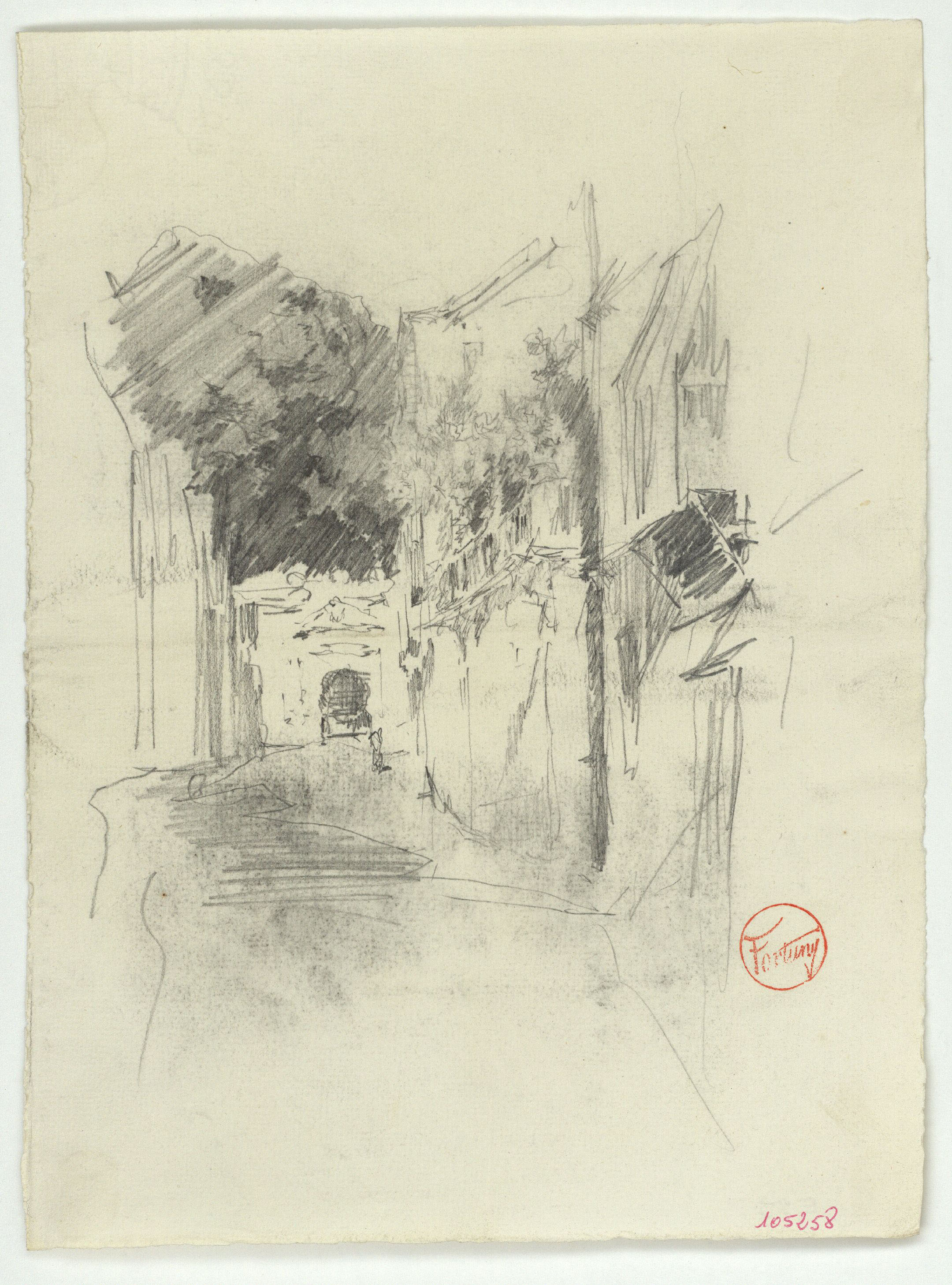 image for: Marià Fortuny - Carrer - Cap a 1867-1872