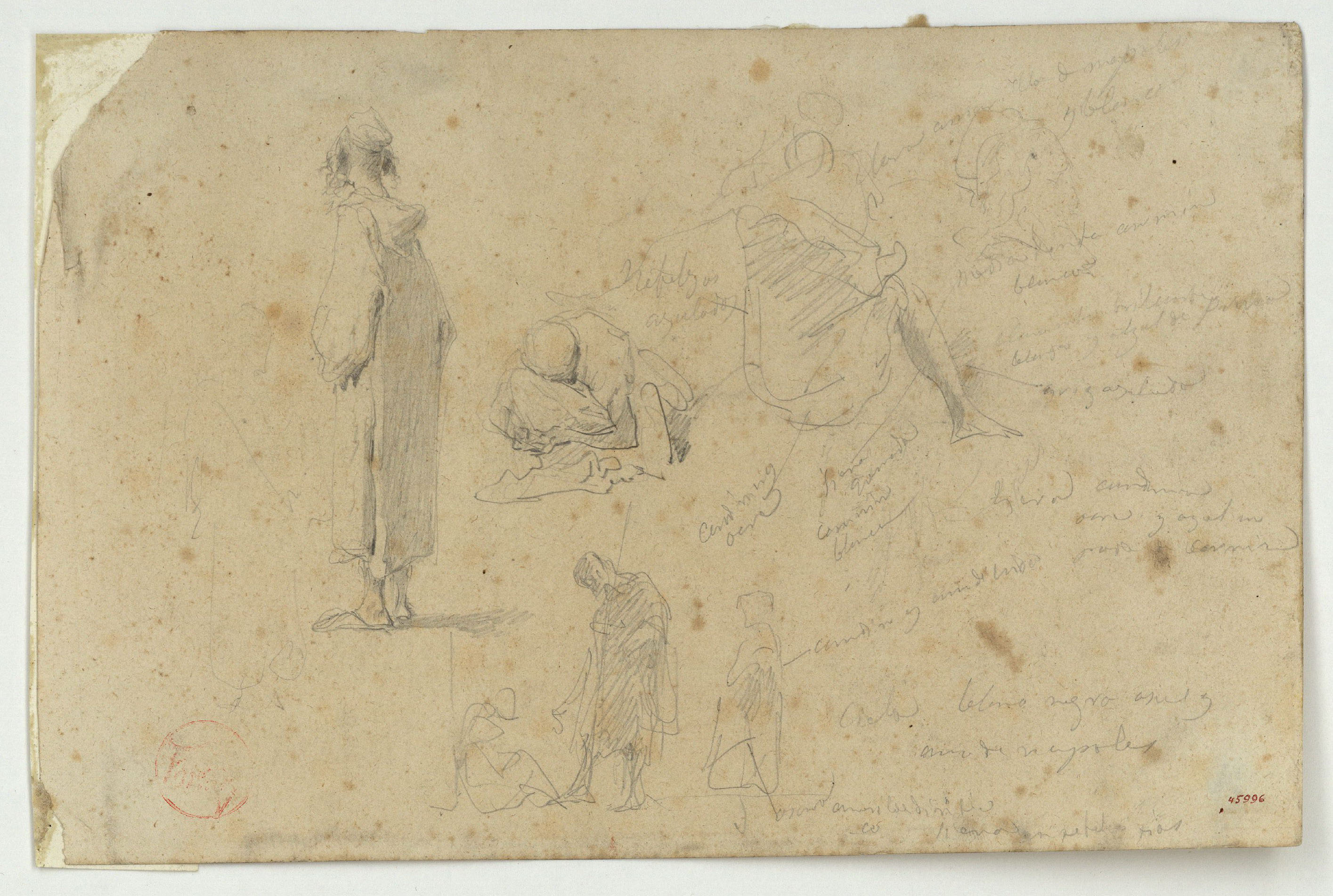 image for: Marià Fortuny - Marroquins - Cap a 1860-1862