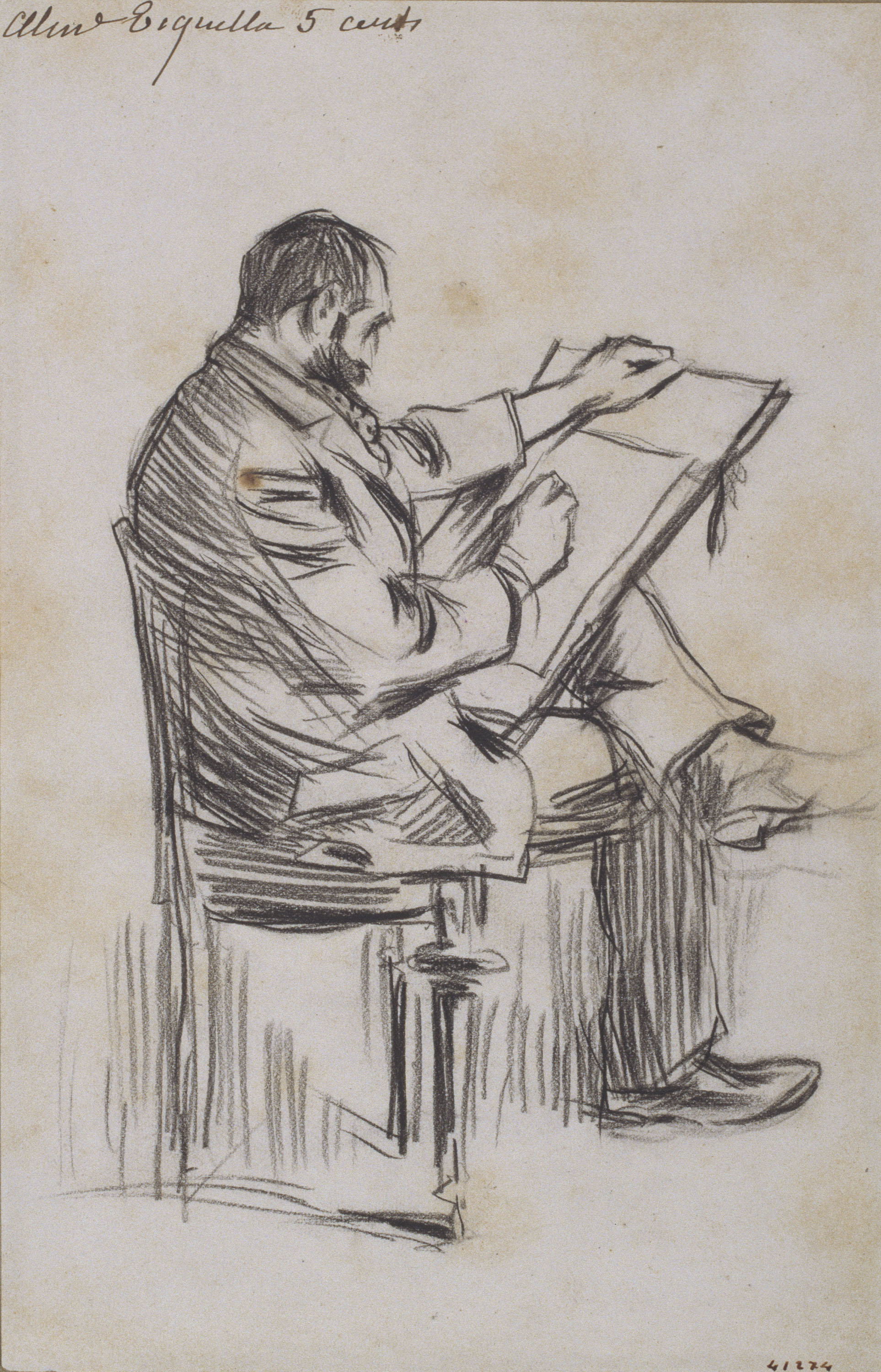 image for: Ramon Casas - Dibuixant - 1891