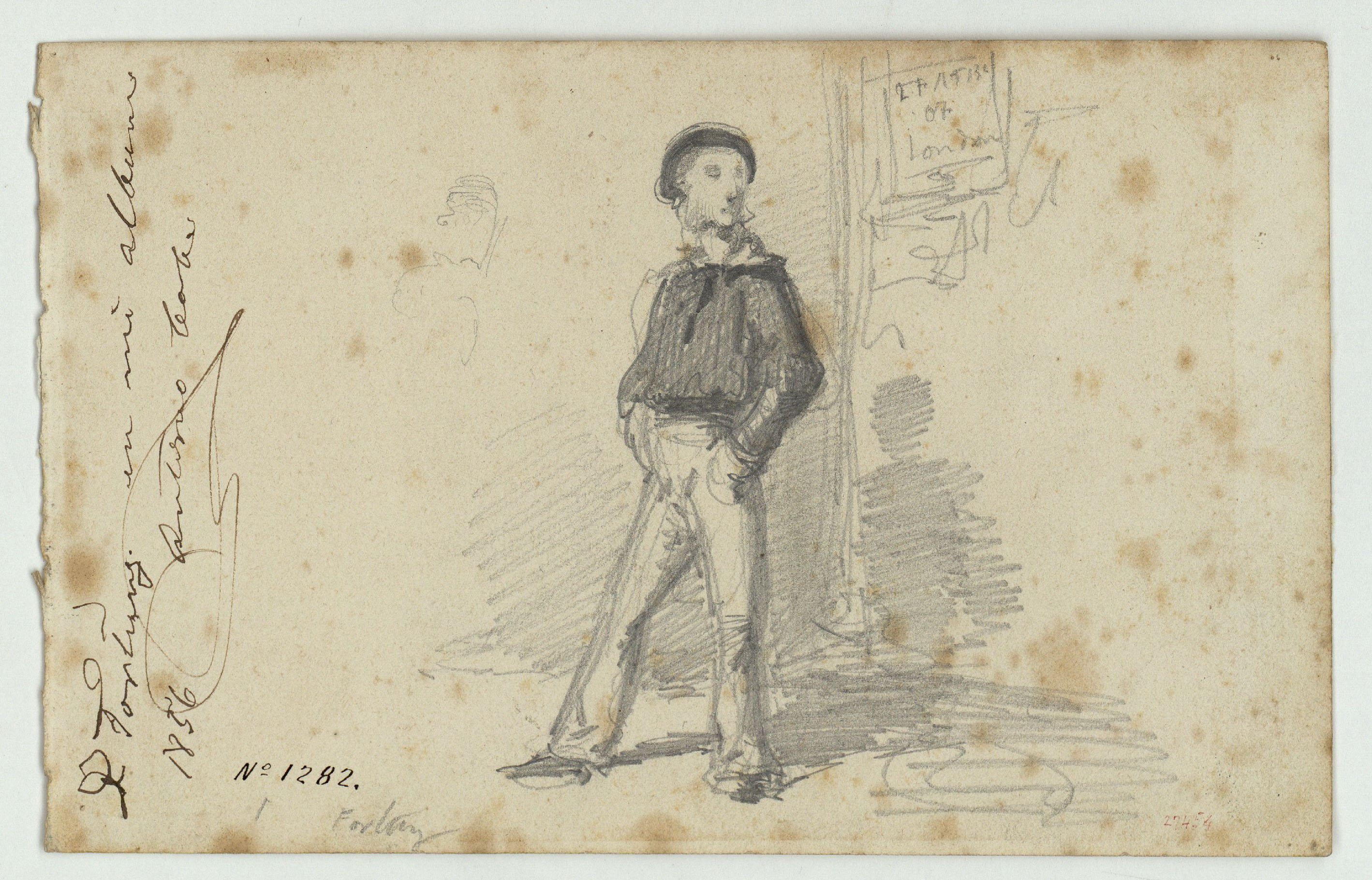 image for: Marià Fortuny - Mariner anglès - Cap a 1856-1858