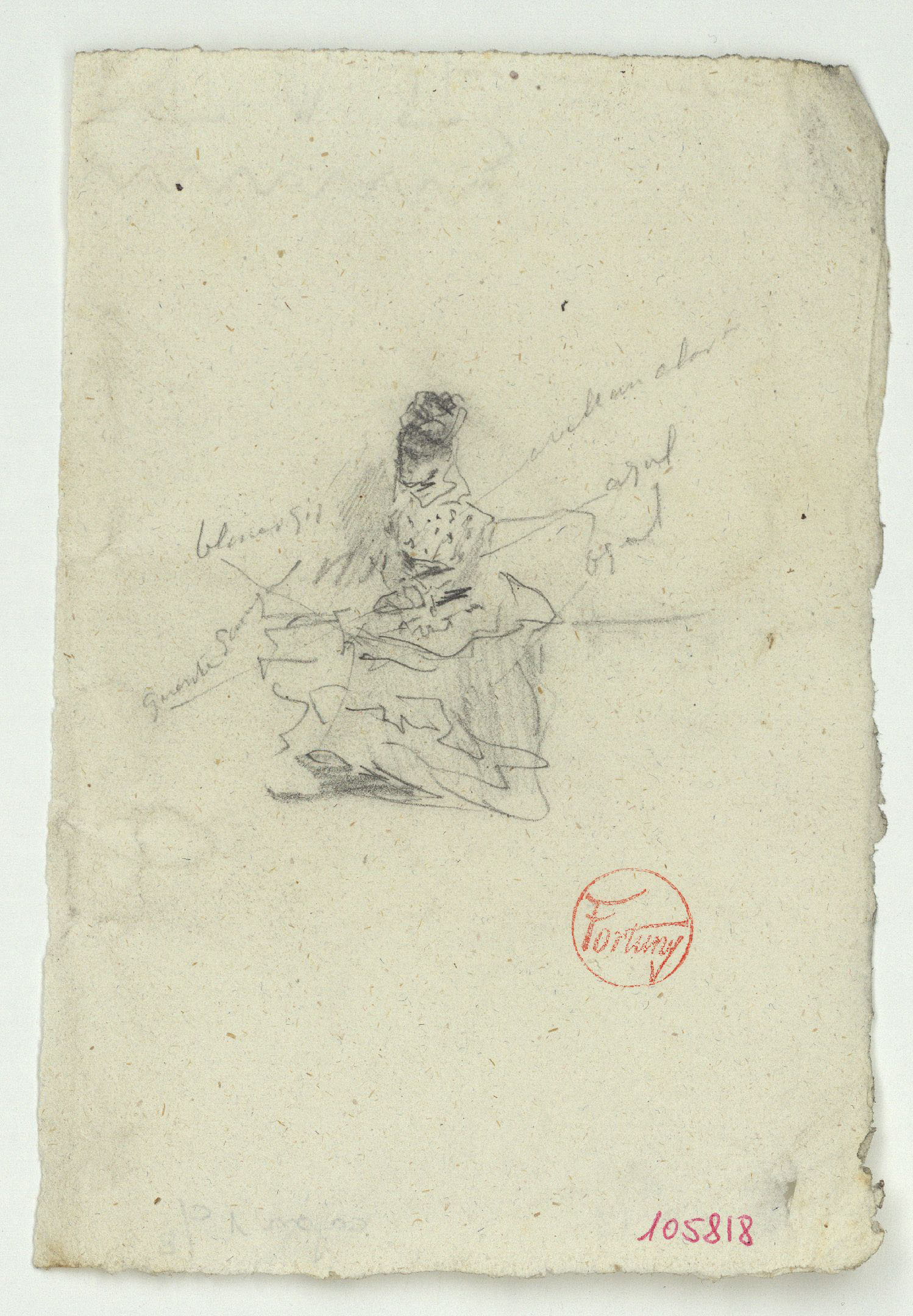 image for: Marià Fortuny - Dona asseguda - Cap a 1874