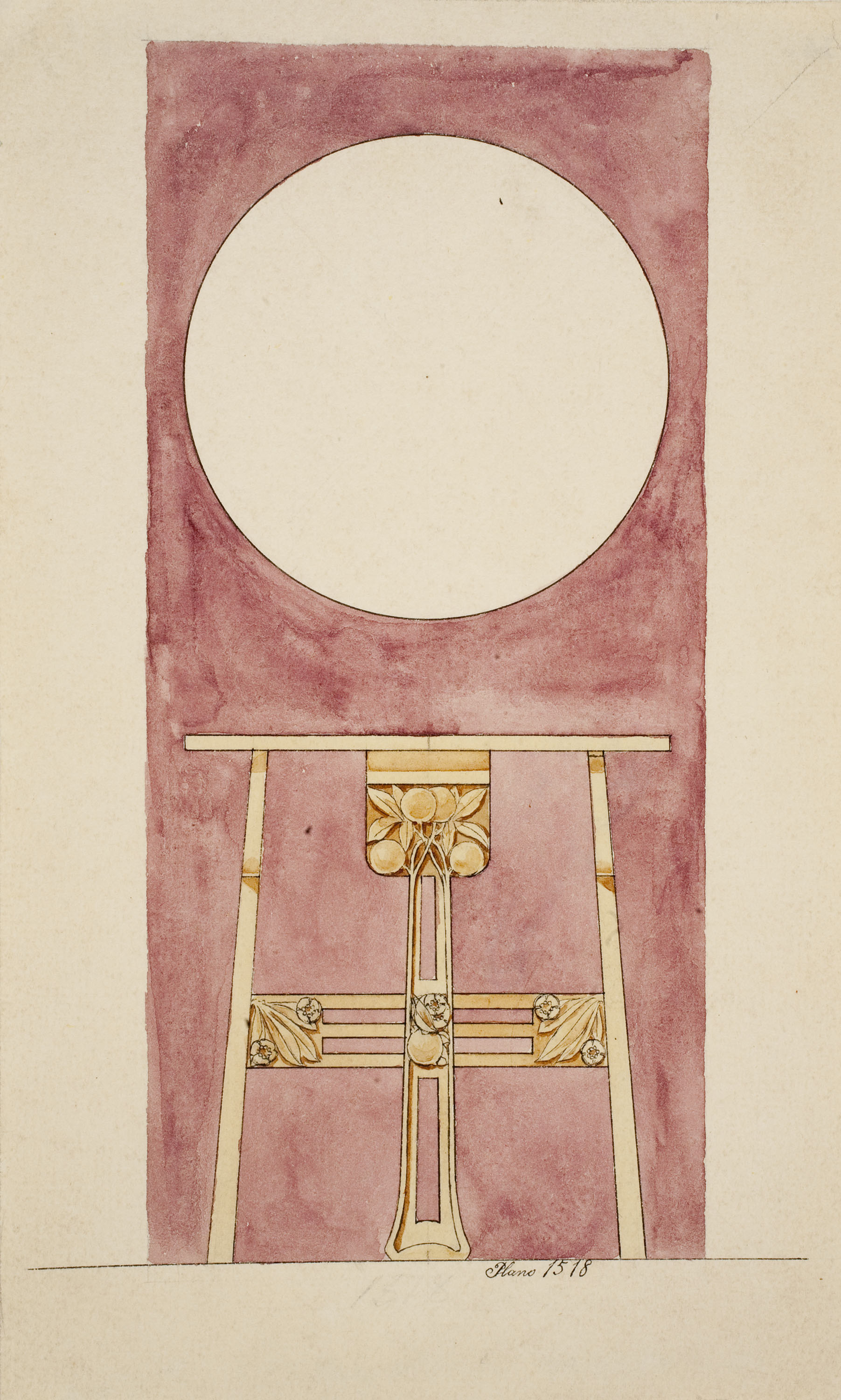 image for: Gaspar Homar - Taula (vista aèria i frontal) - Cap a 1905