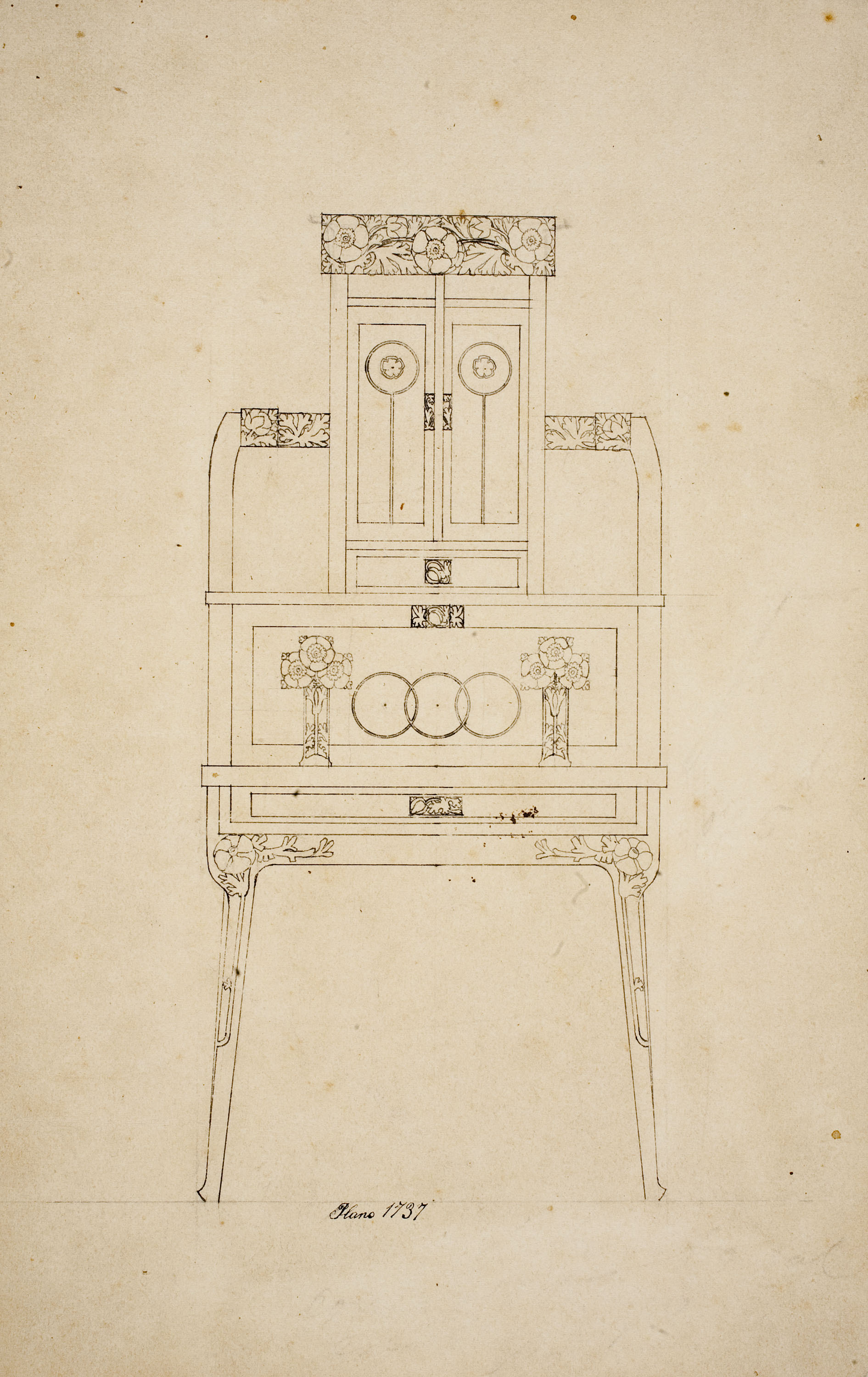 image for: Gaspar Homar - Armari escriptori - Cap a 1900