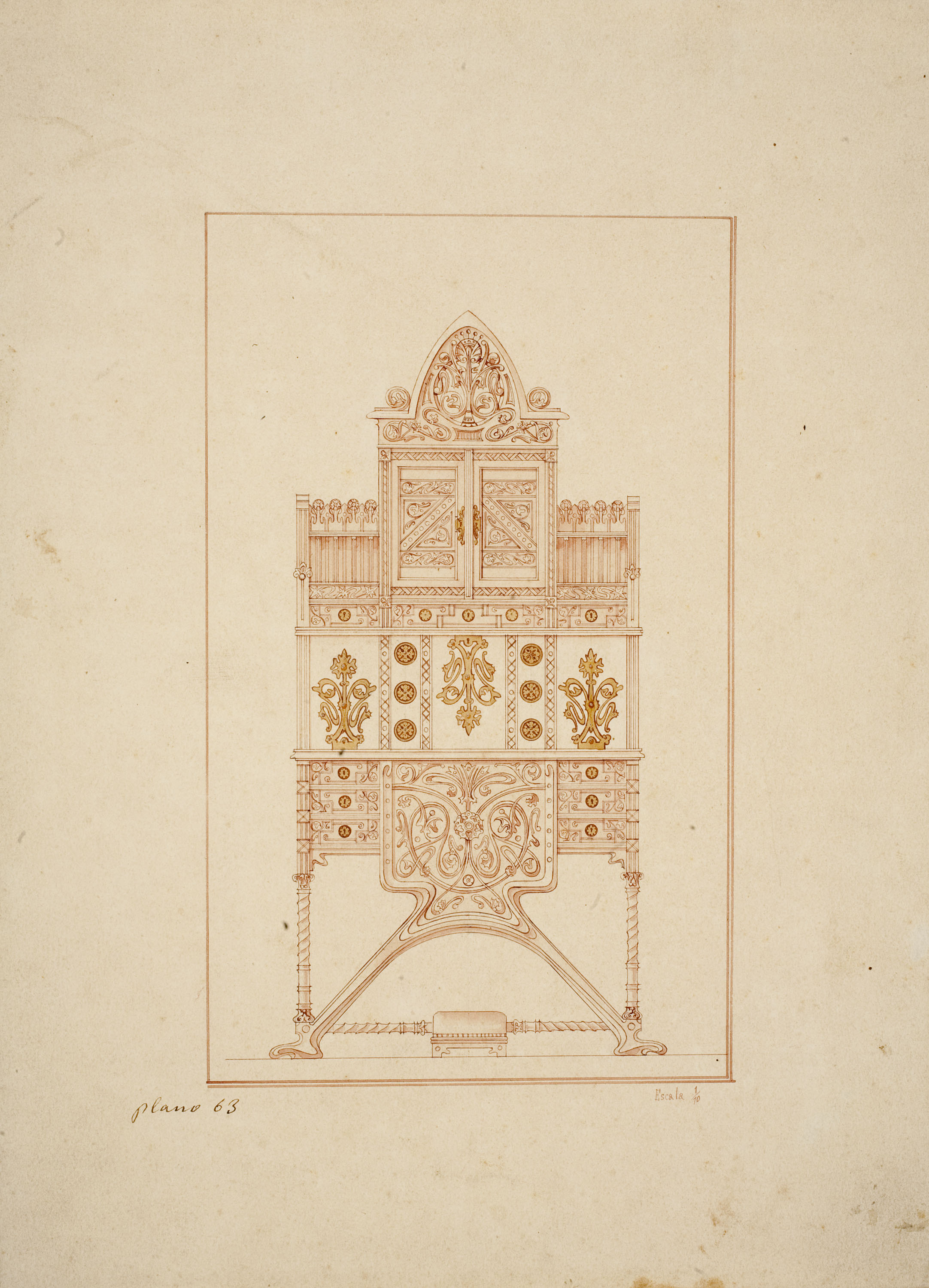 image for: Gaspar Homar - Arquimesa - Cap a 1894