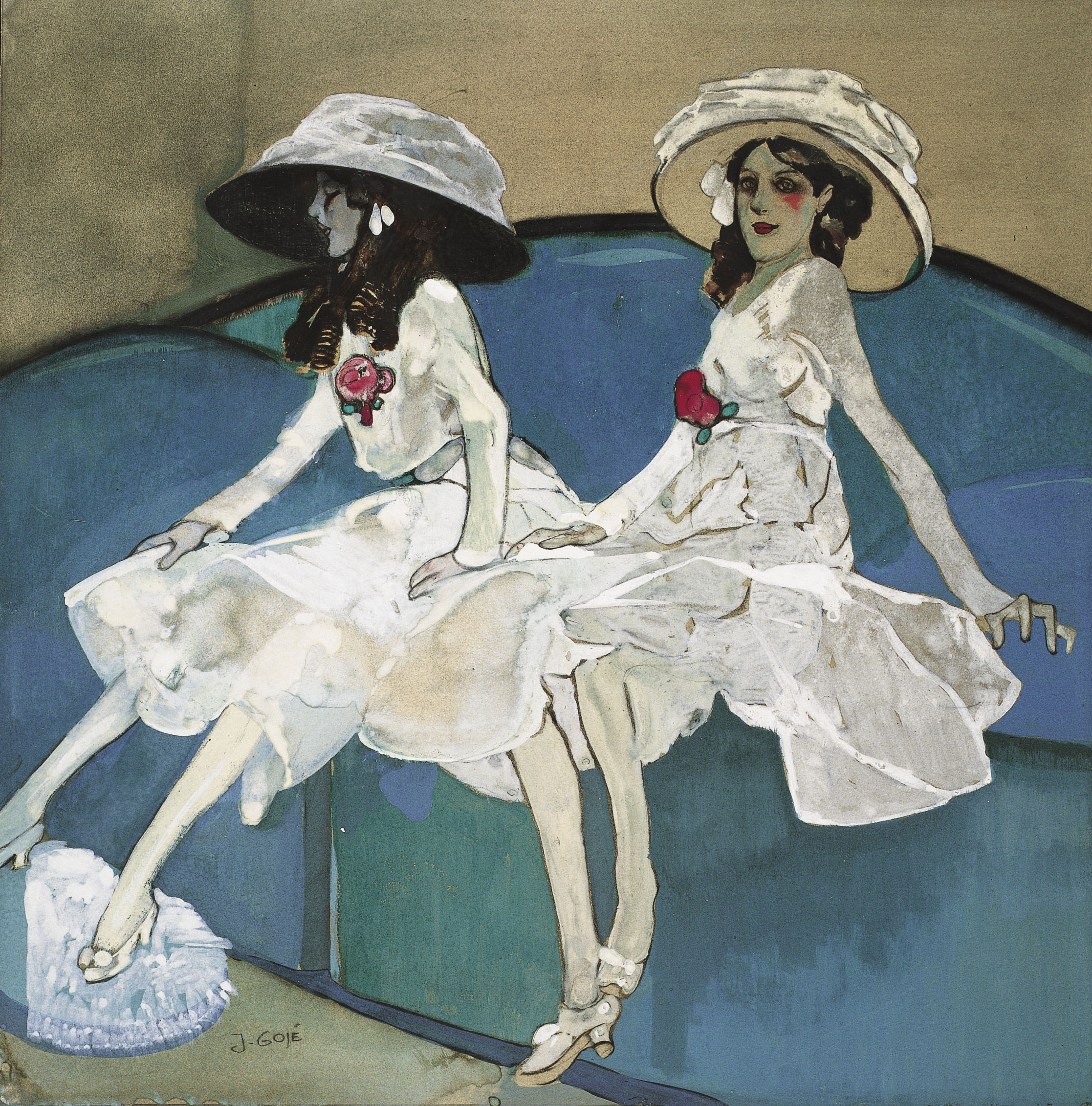 image for: Francesc Xavier Gosé - Les dues germanes - Cap a 1910