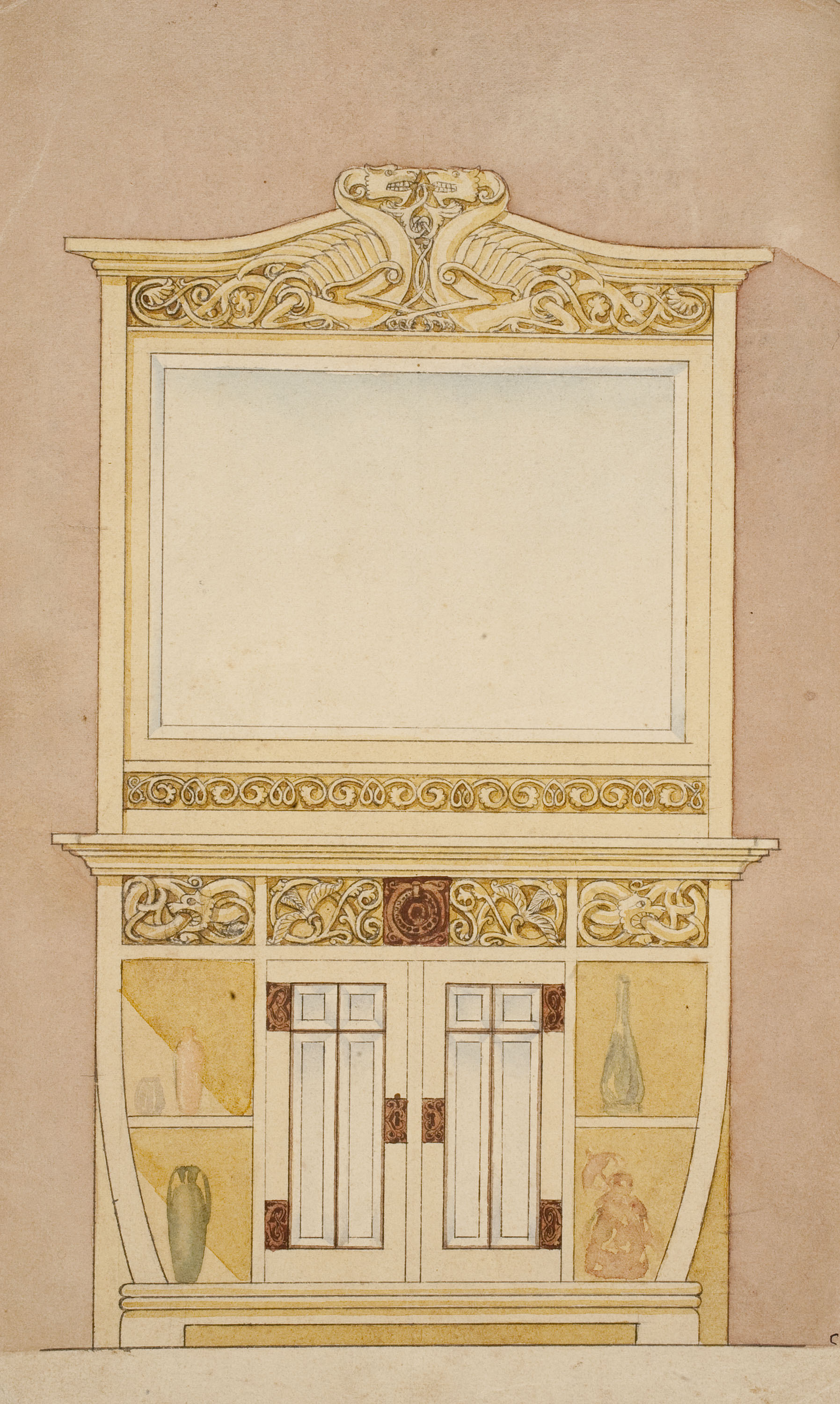 image for: Gaspar Homar - Bufet per a la casa Burés de Barcelona - Cap a 1905