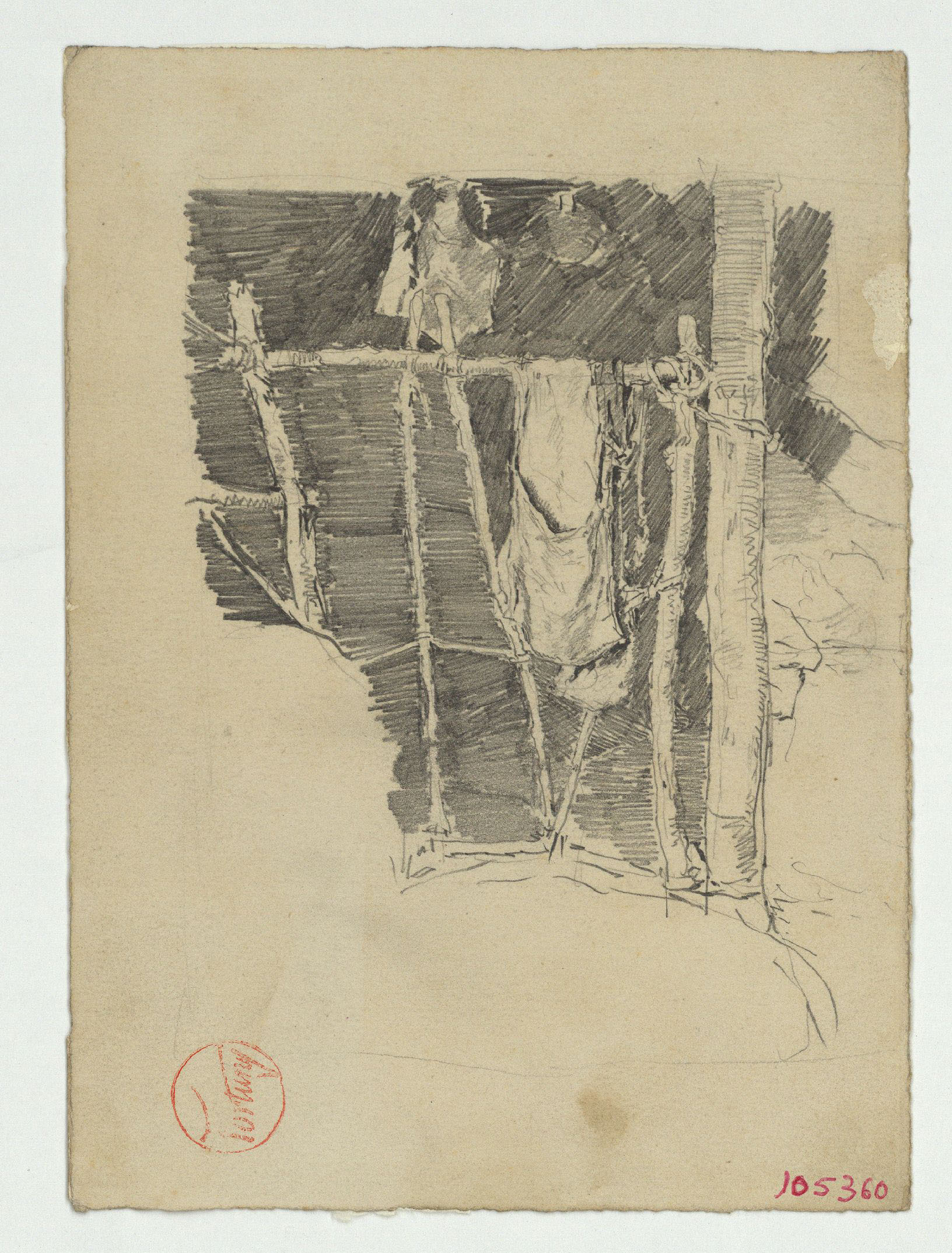 image for: Marià Fortuny - Interior d'estable - Cap a 1867-1872