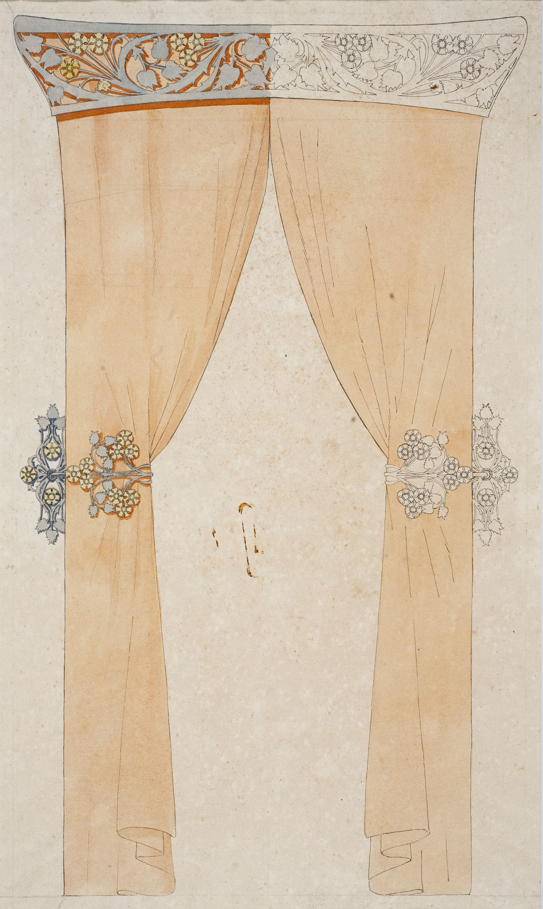 image for: Gaspar Homar - Cortinatge amb galeria - Cap a 1900-1906