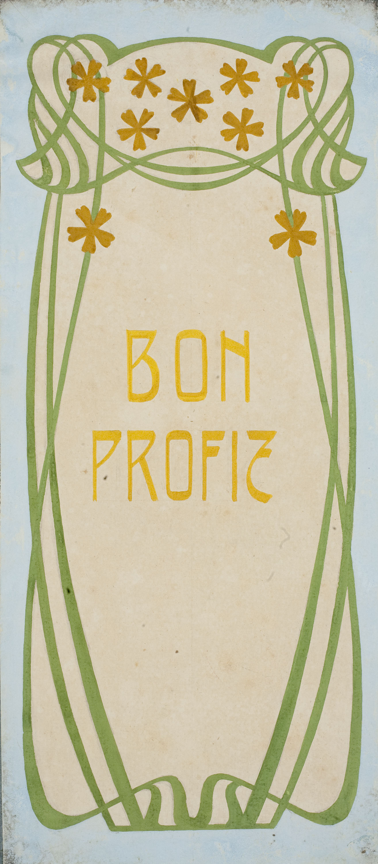 image for: Gaspar Homar - Porta amb la inscripció «Bon Profit» - Cap a 1900-1910