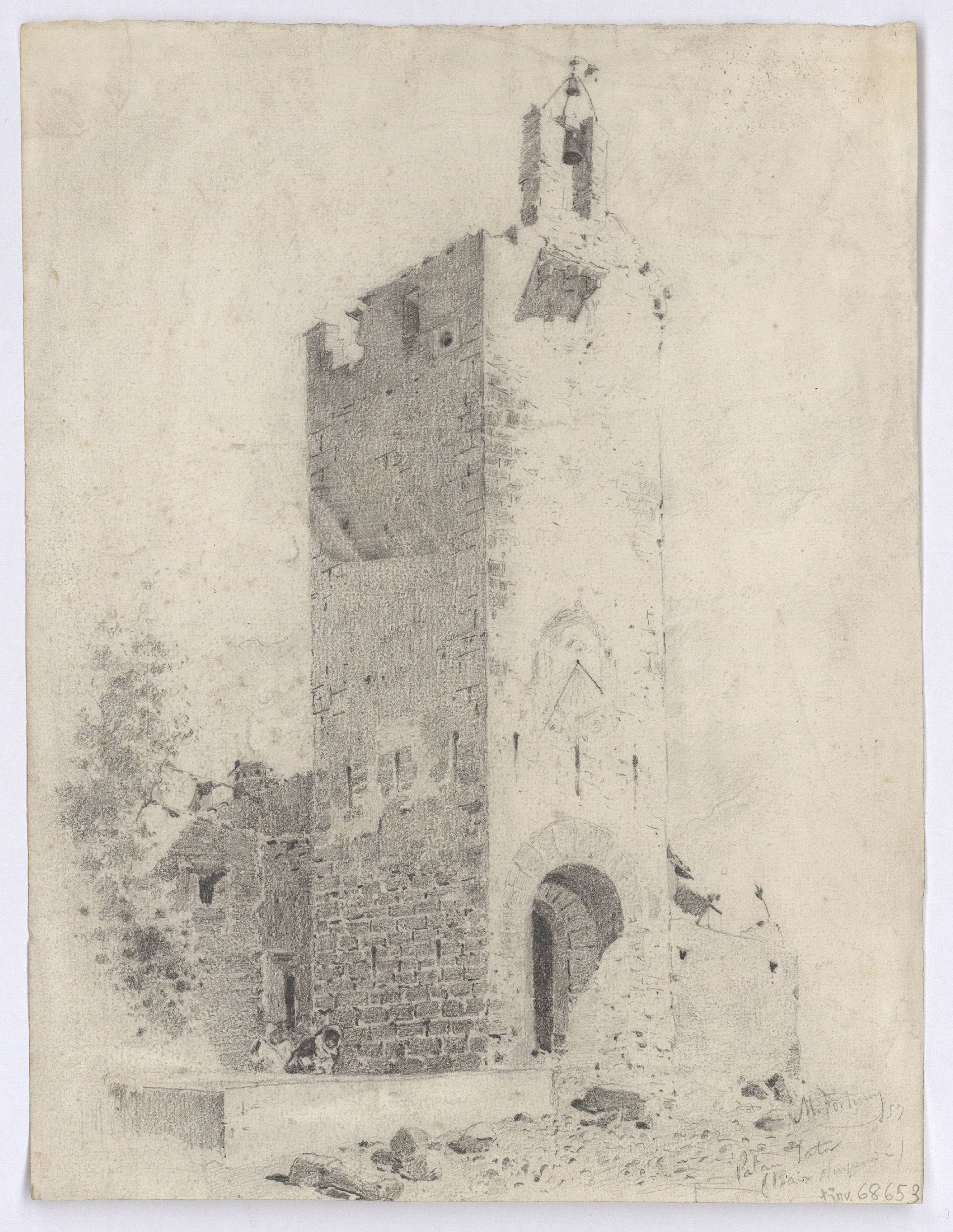 image for: Marià Fortuny - Església de Palau Sator - 1857