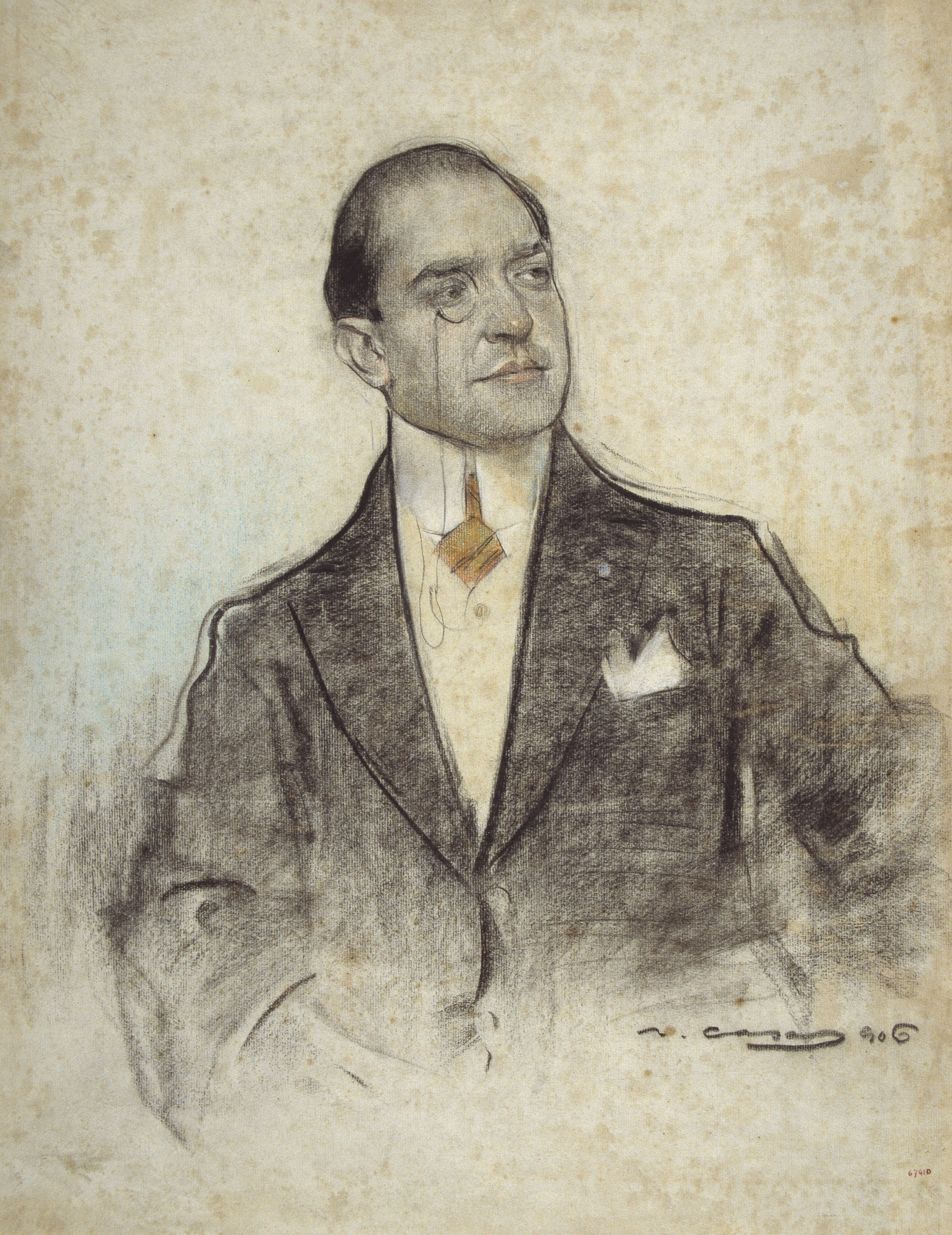 image for: Ramon Casas - Retrat d'Andreu Perelló - 1906